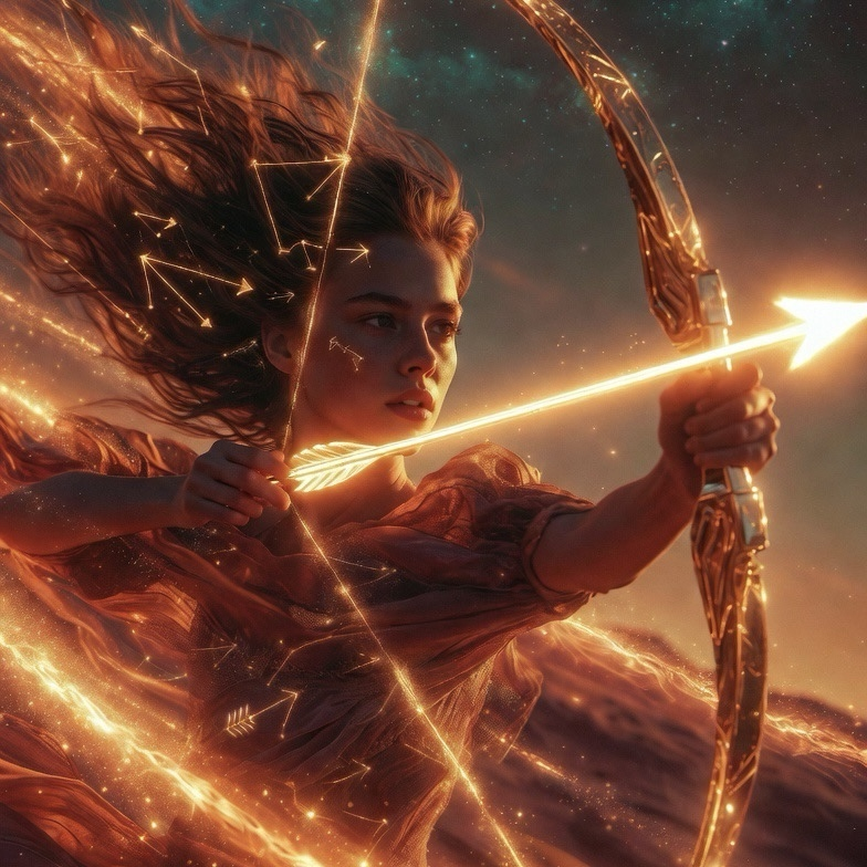 Sagittarius — Arrow Toward Tomorrow by CityFlower Pop cover art