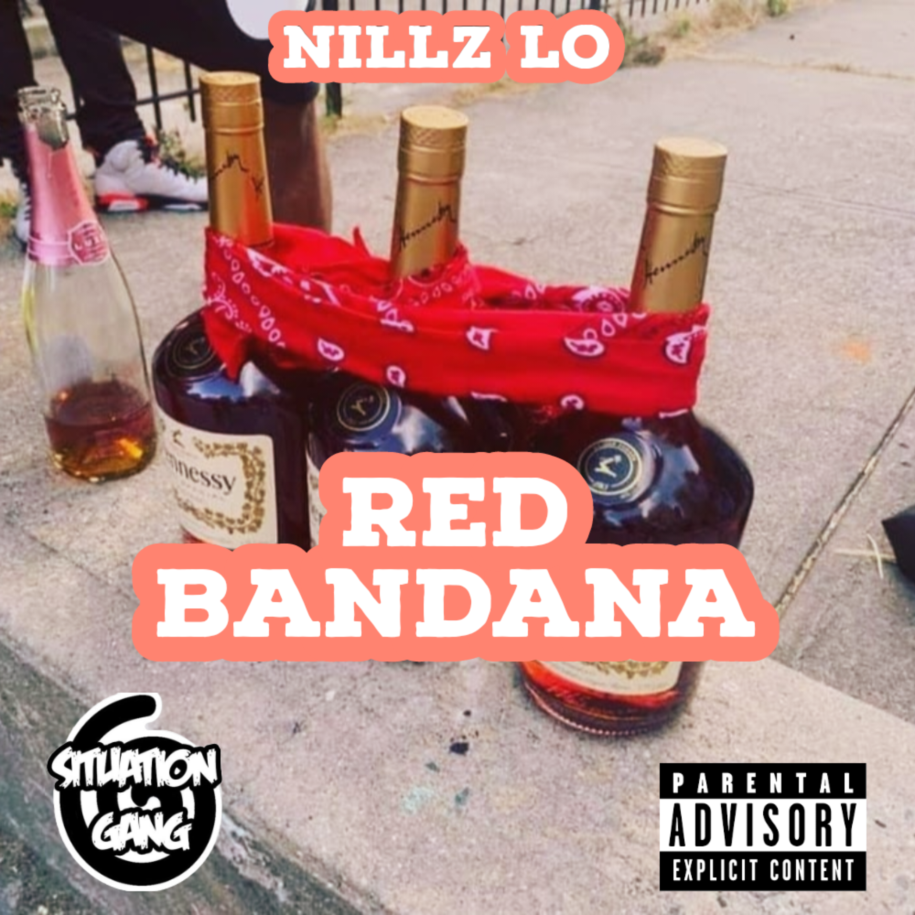 Red bandana artwork