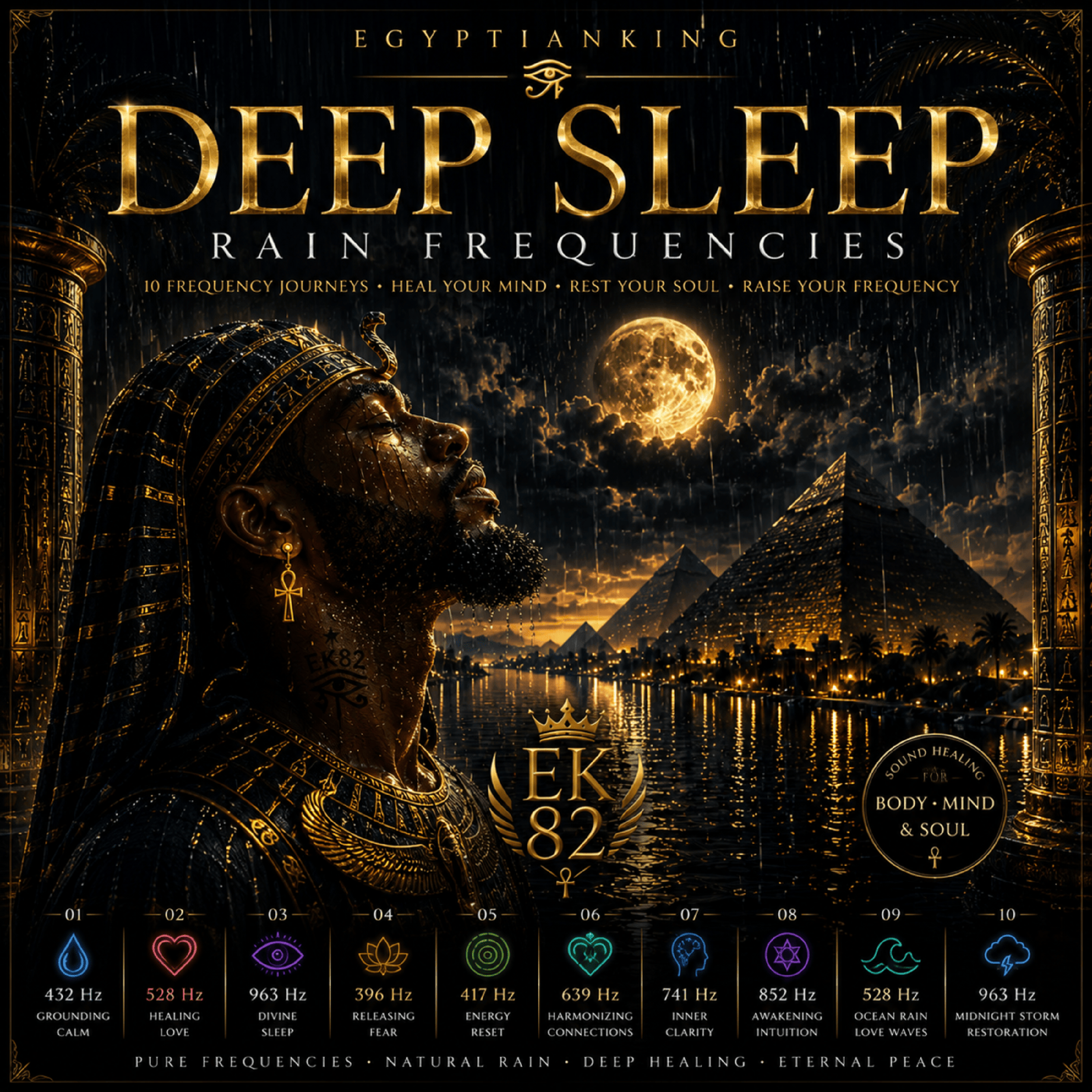 Deep Sleep Rain Frequencies by EgyptianKing cover art