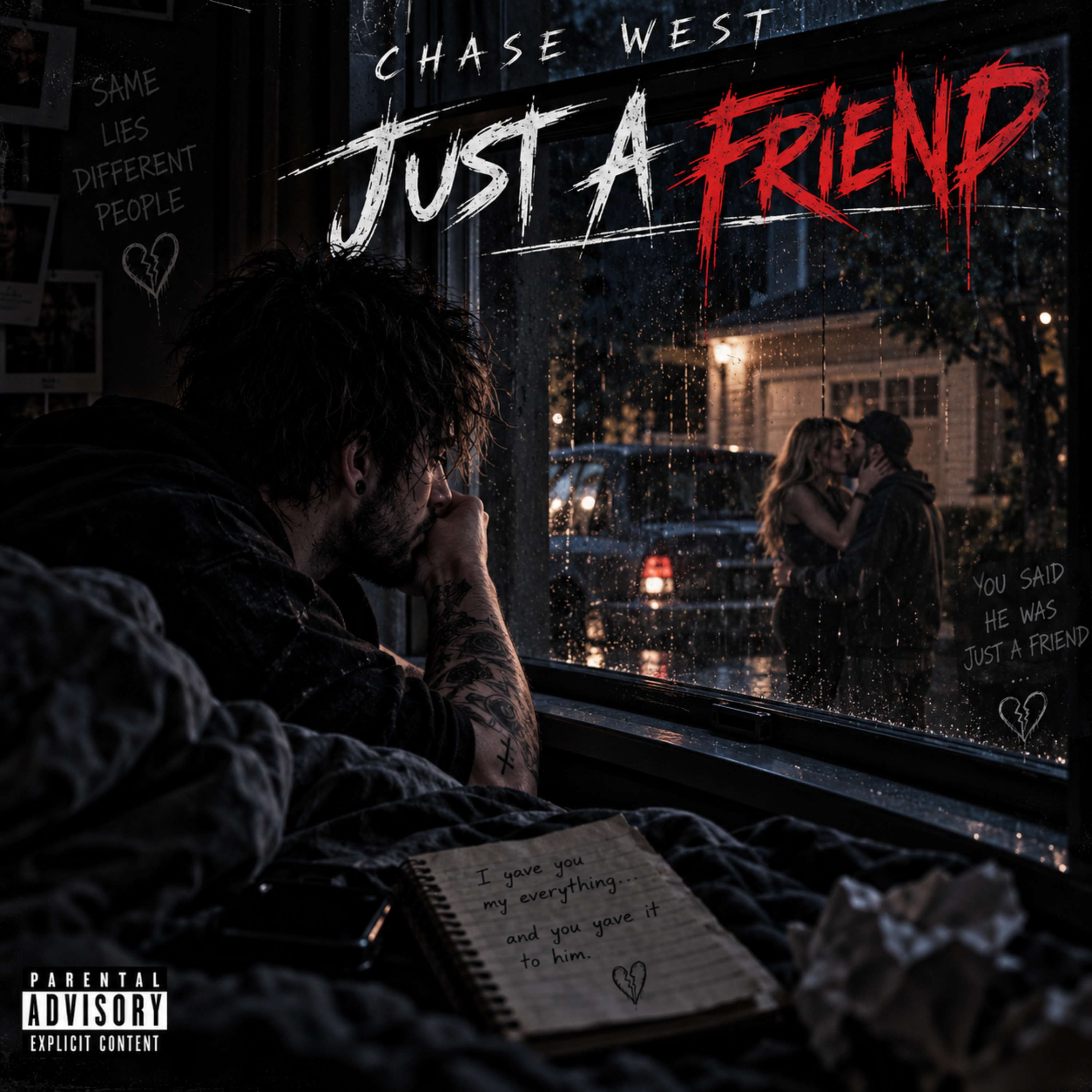 Just A Friend by $ Chase West cover art