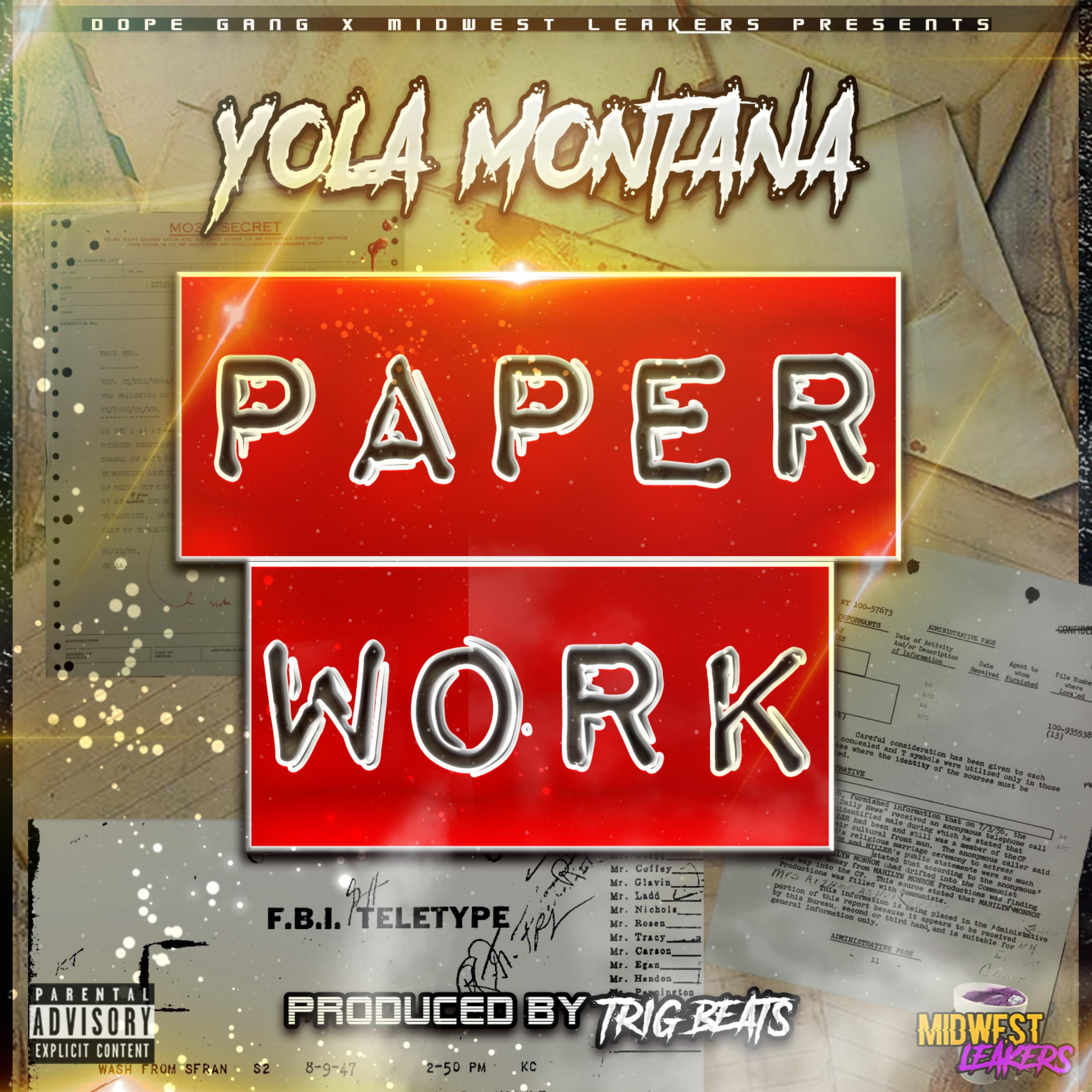 PAPERWORK by Yola Montana cover art