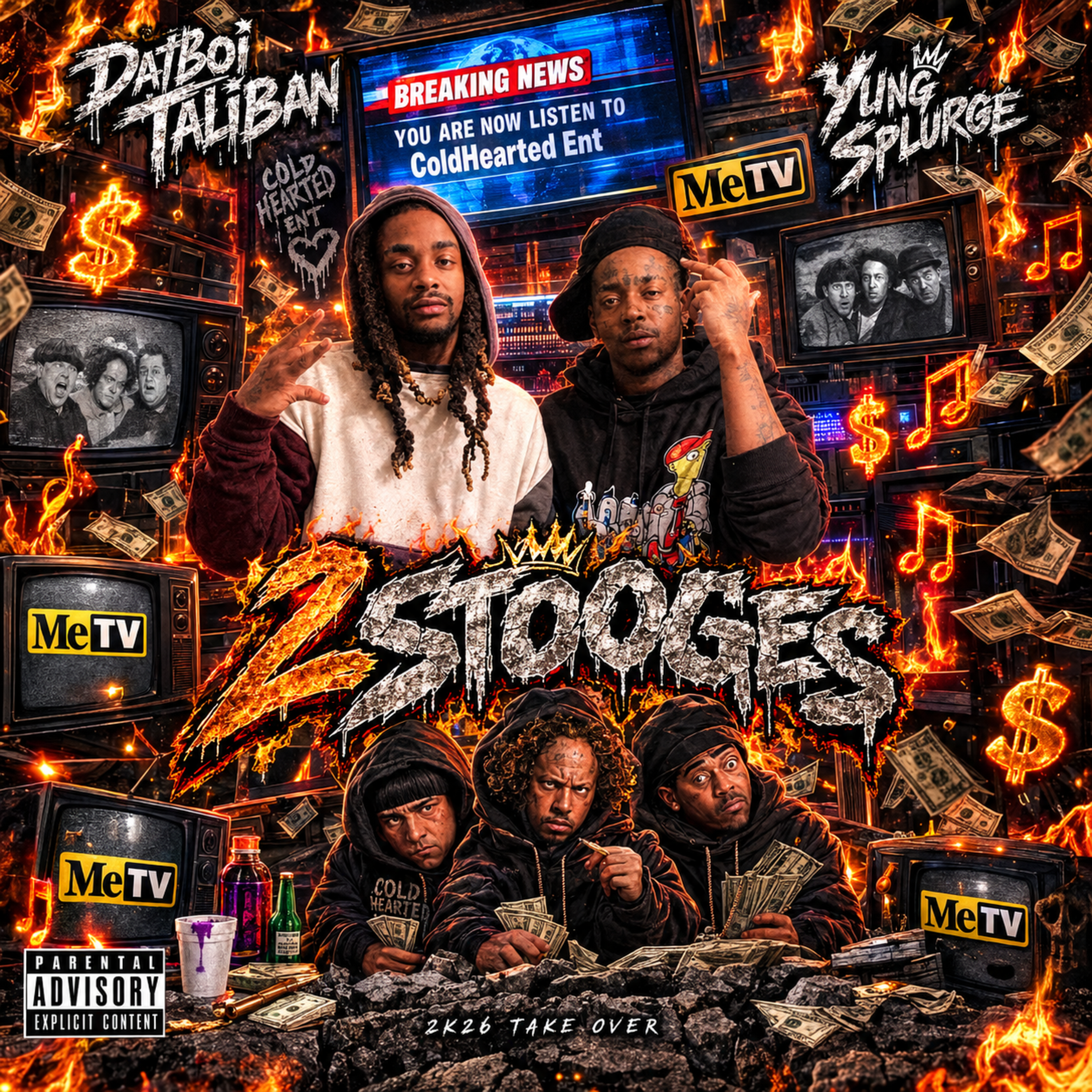 2 Stooges Vol. 1 by TalibanLeww cover art