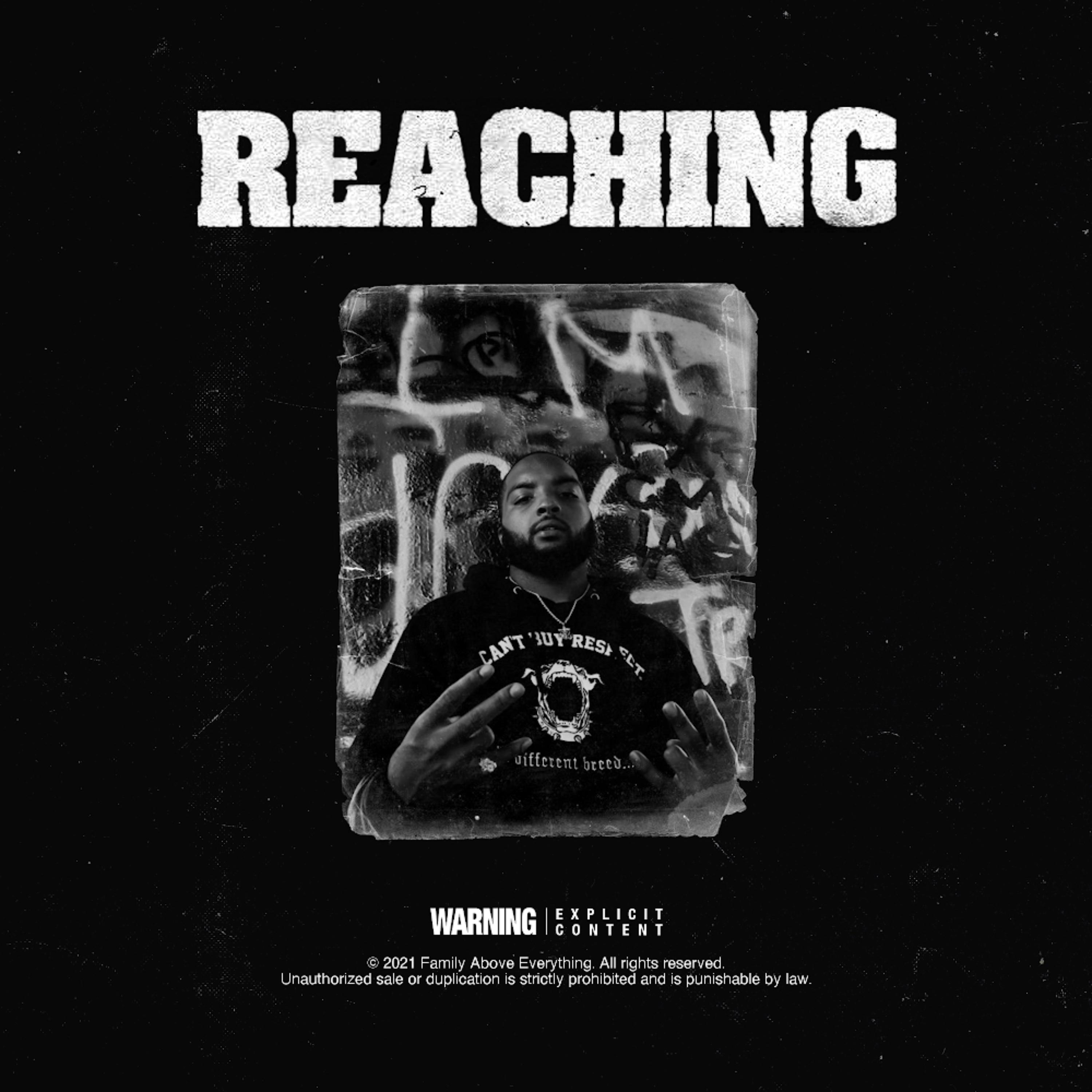Reaching artwork