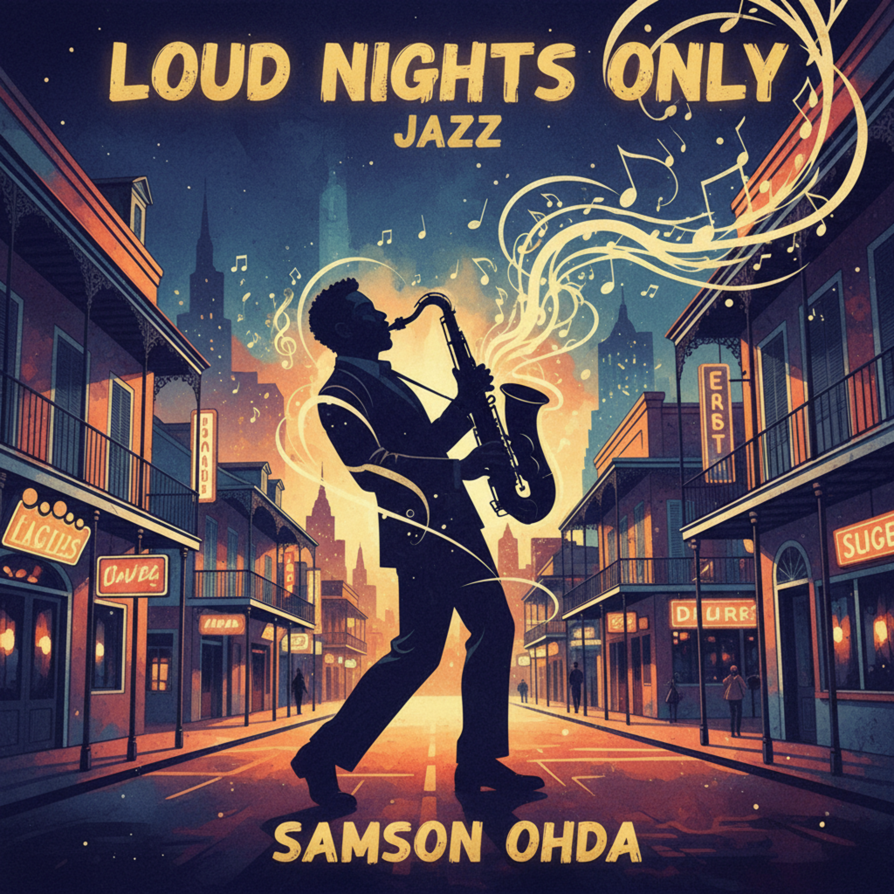 Loud Nights Only by Samson Ohda  cover art