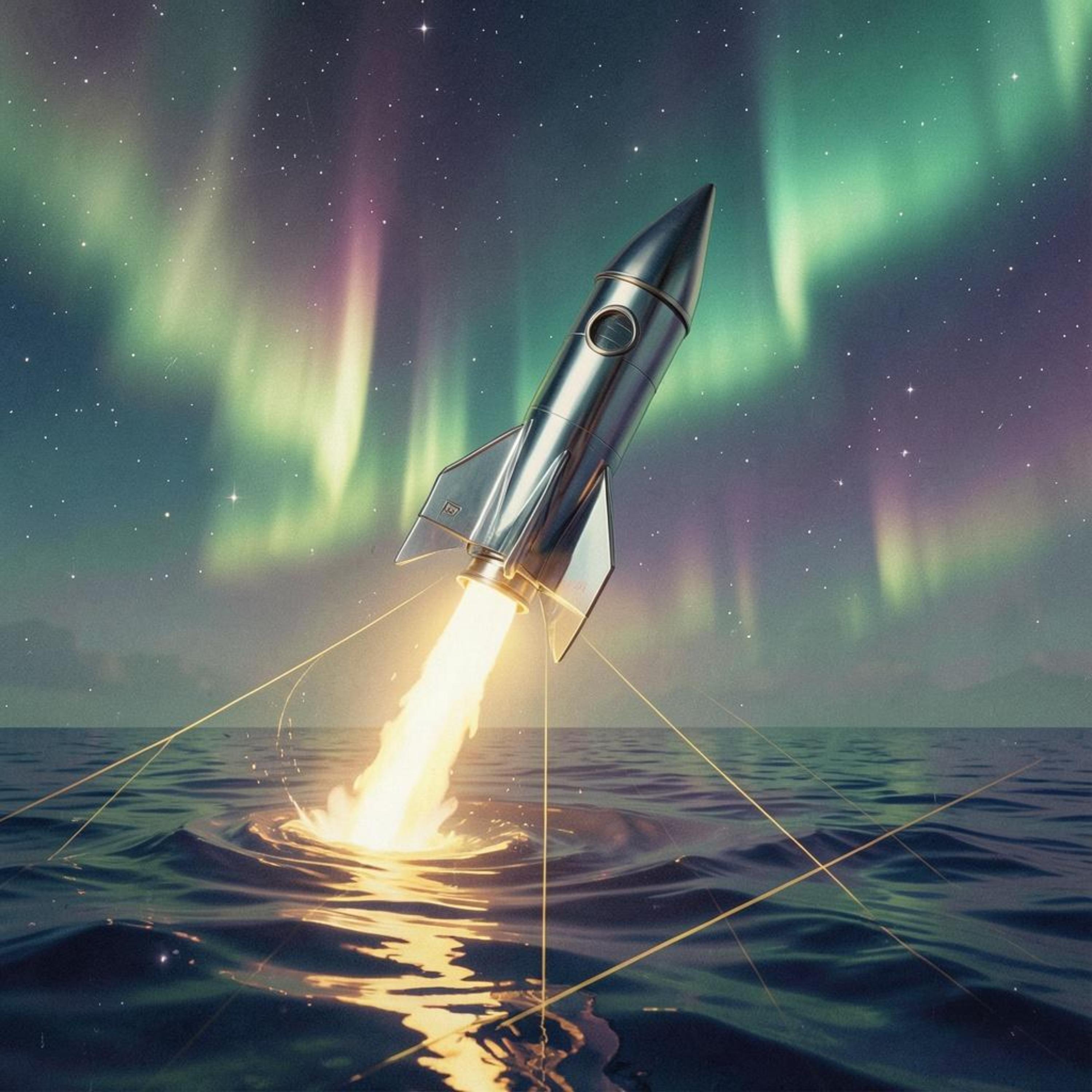 Aurora glow artwork