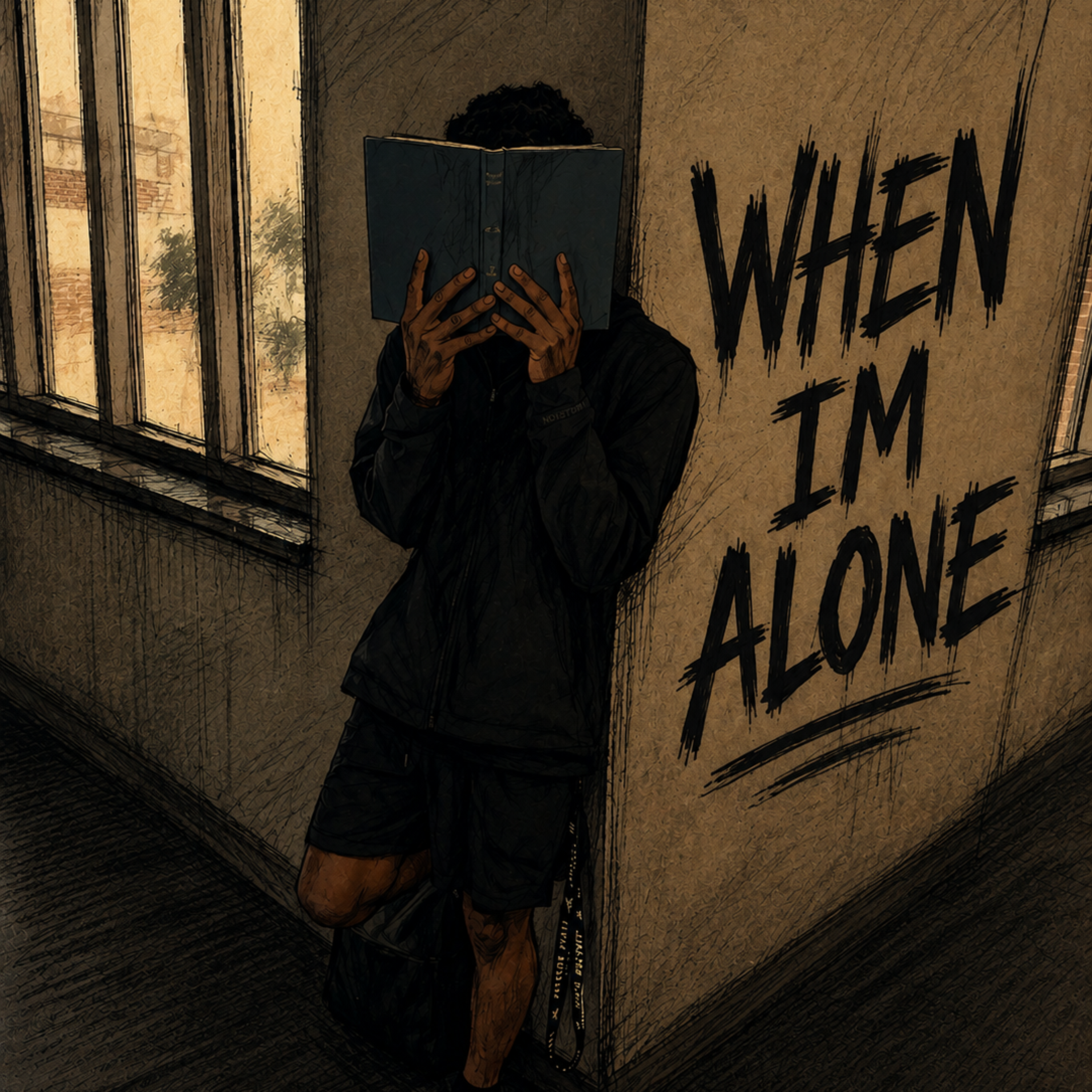 WHEN IM ALONE by D4E cover art
