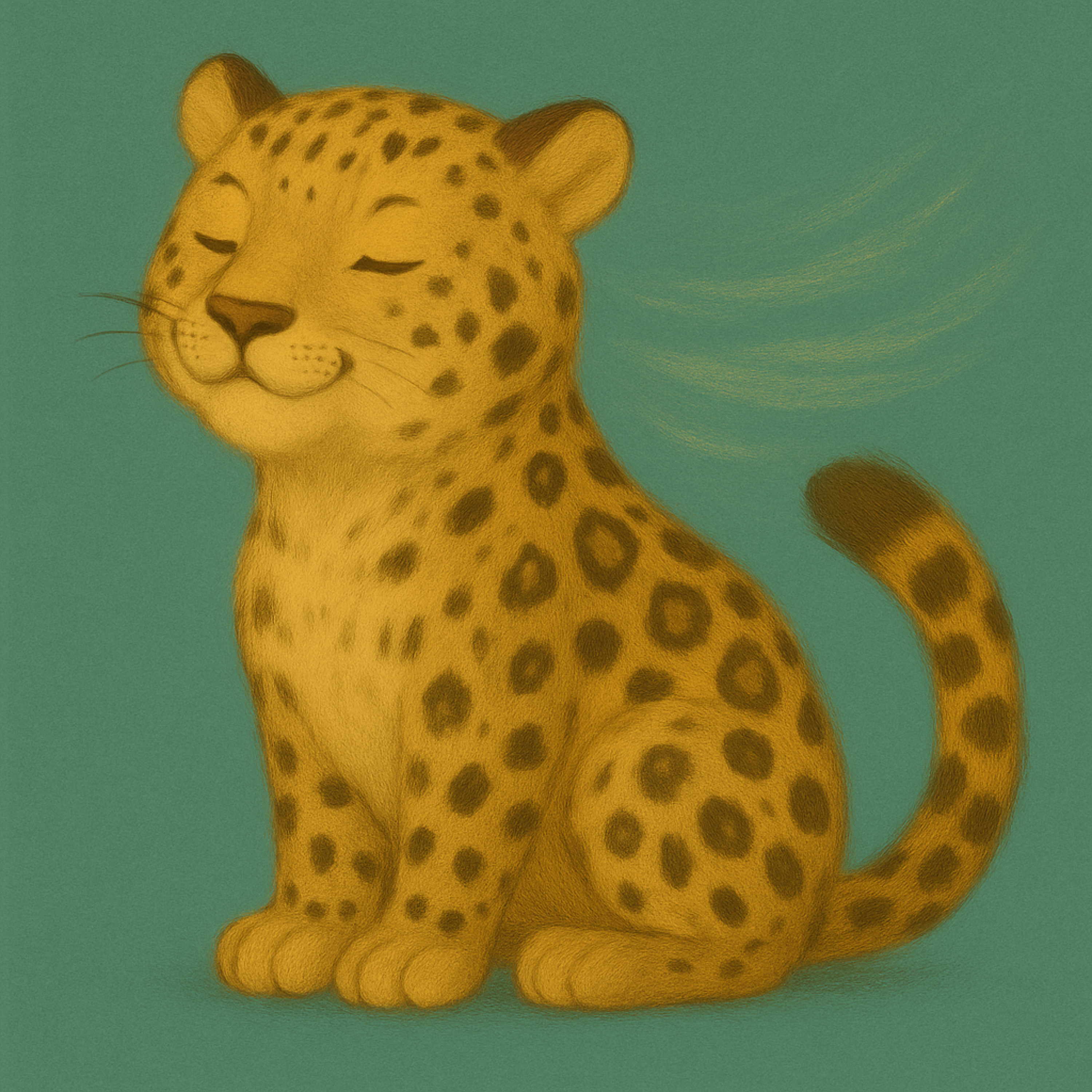 Leopard artwork