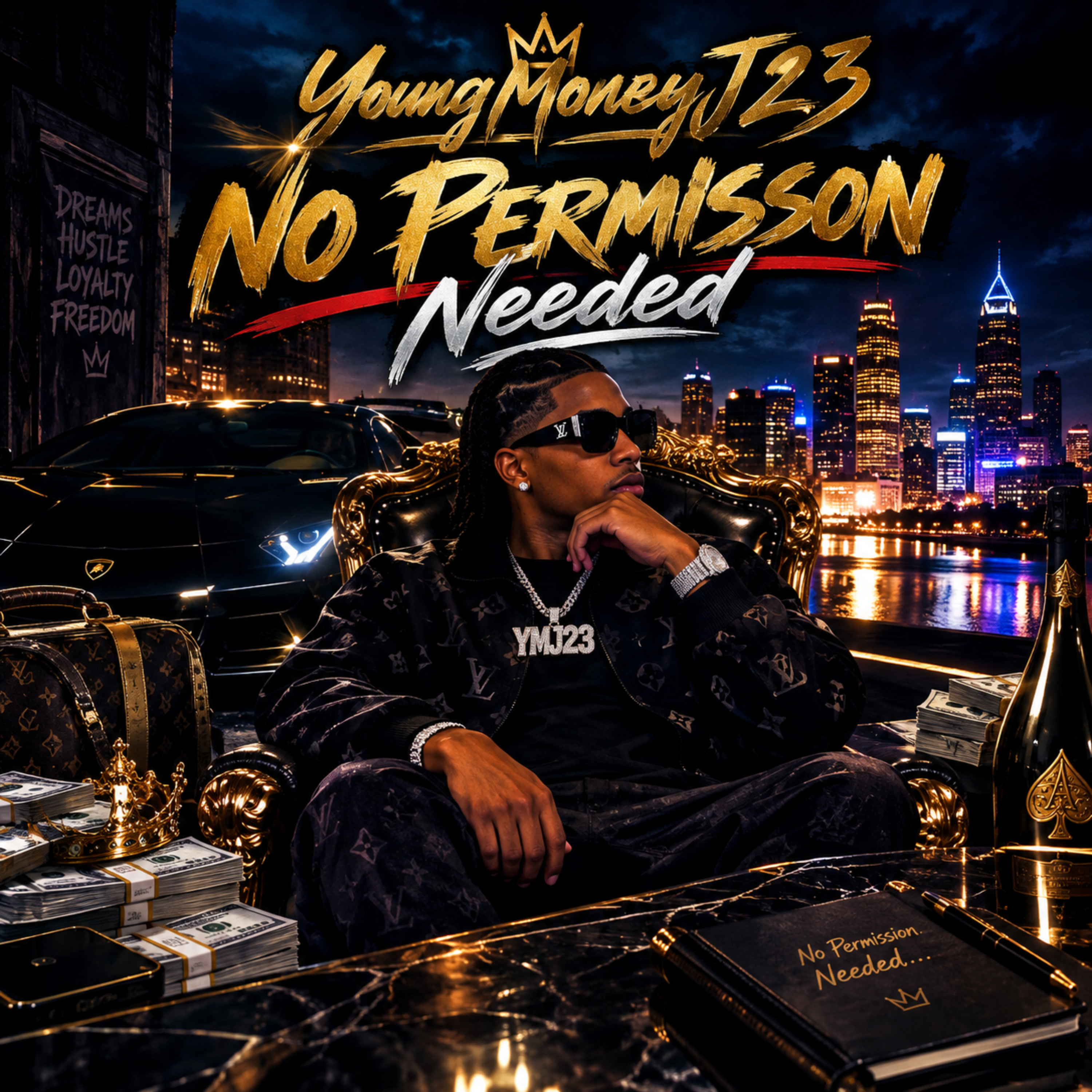 No Permission Needed by YoungMoneyJ23 cover art