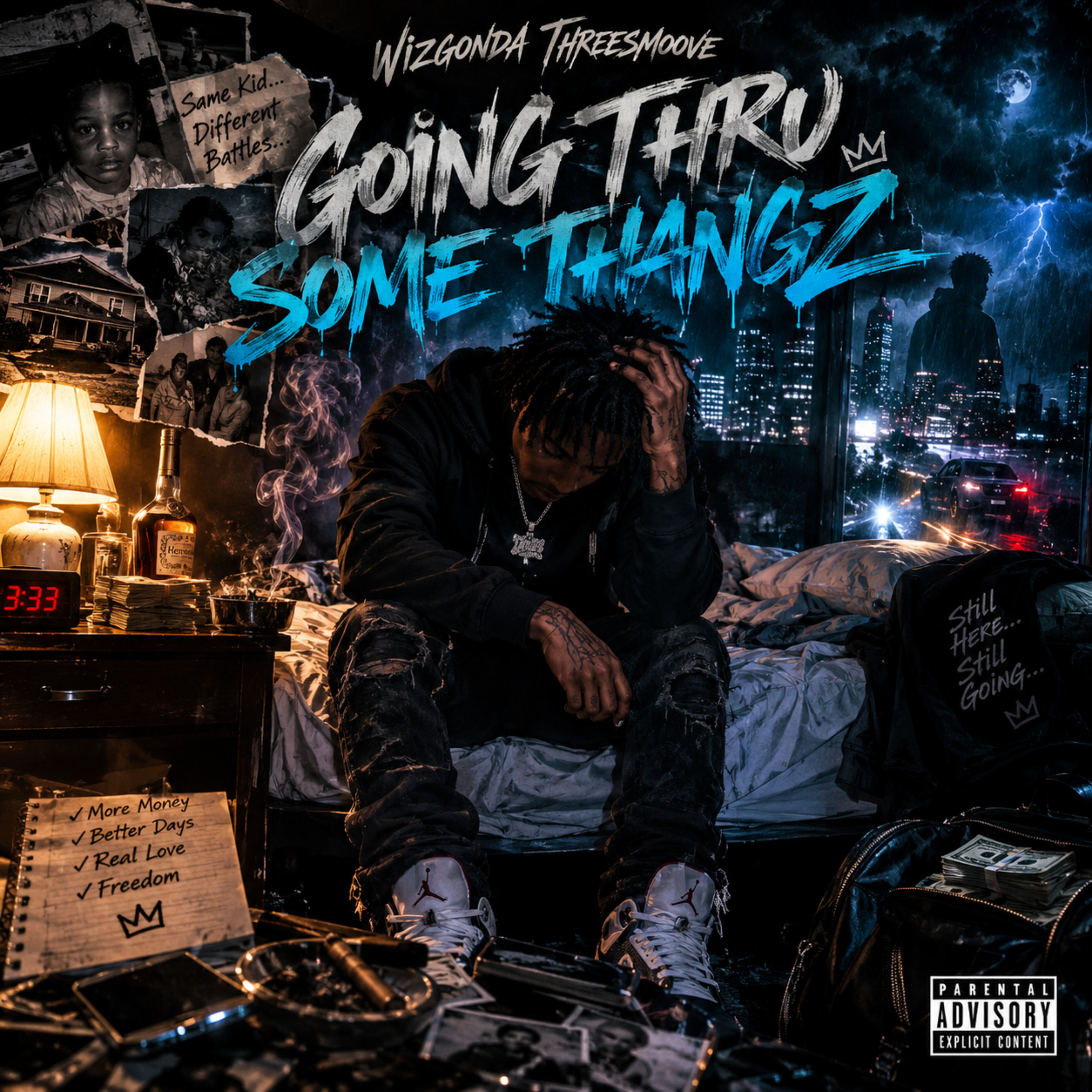 Going Thru Some Thangs by Wizgonda Threesmoove cover art