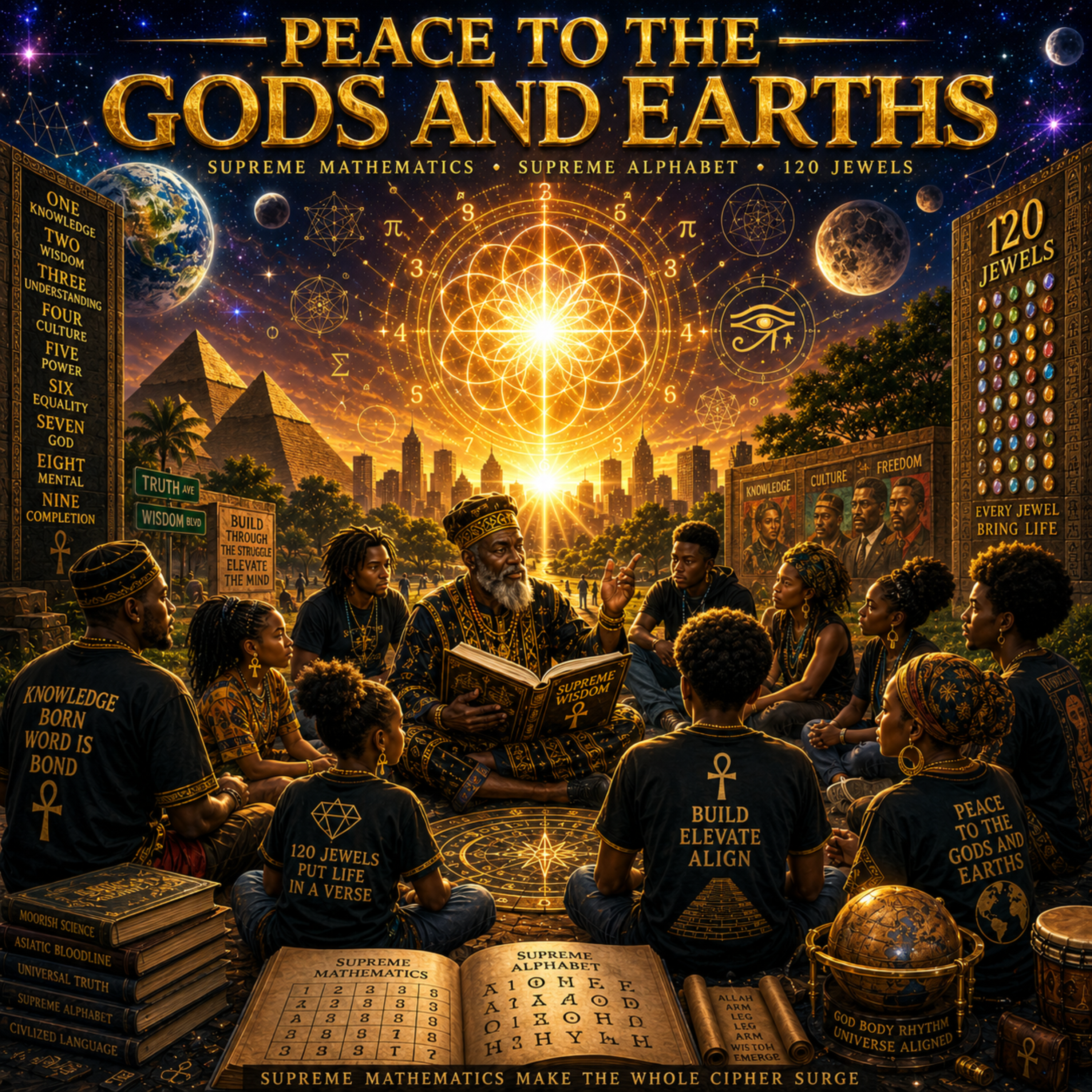 Peace to the Gods and Earths by Bro. Haroon Kelkara cover art