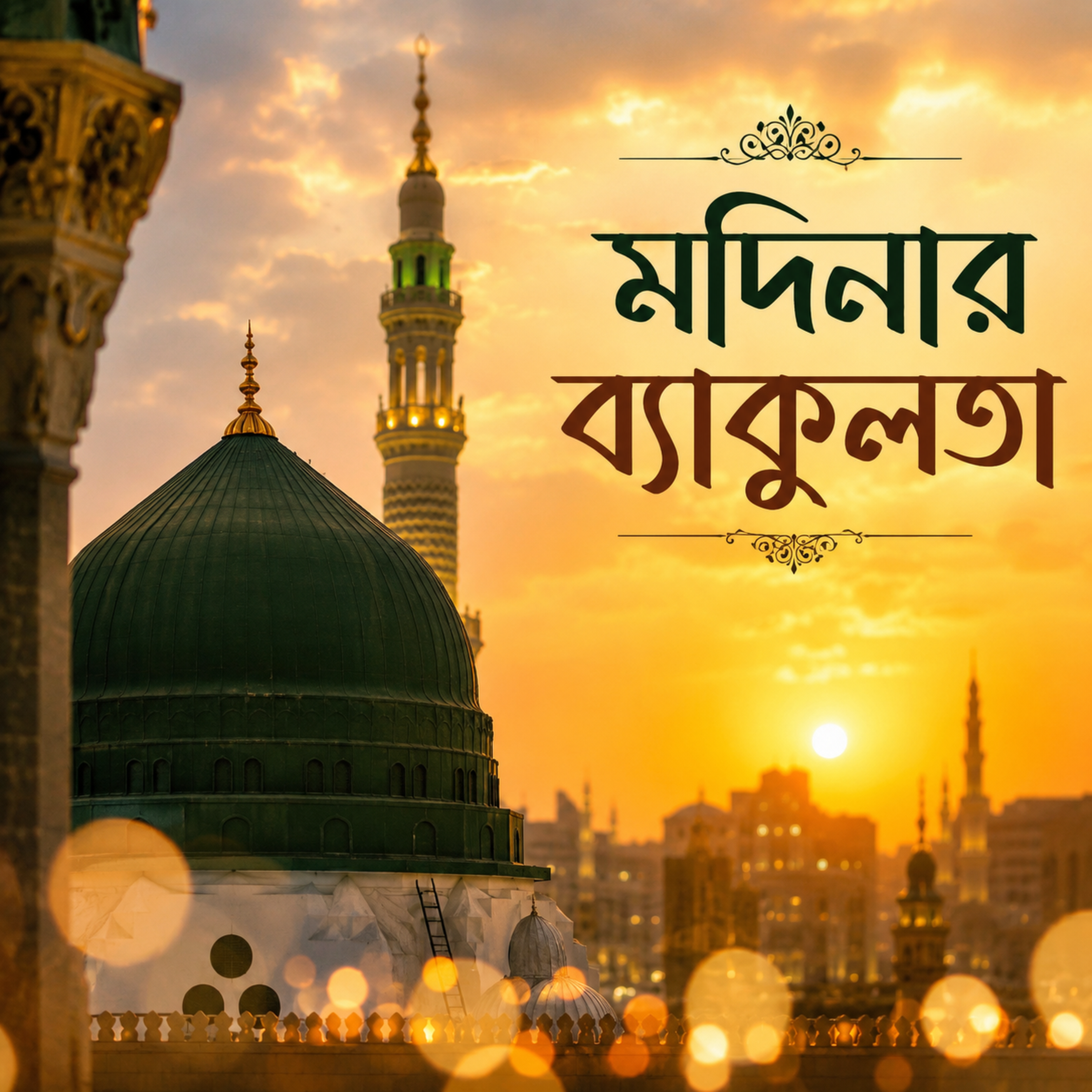 মদিনার ব্যাকুলতা (Modinar Bakulota) by Hafizur Rahman Siddique cover art