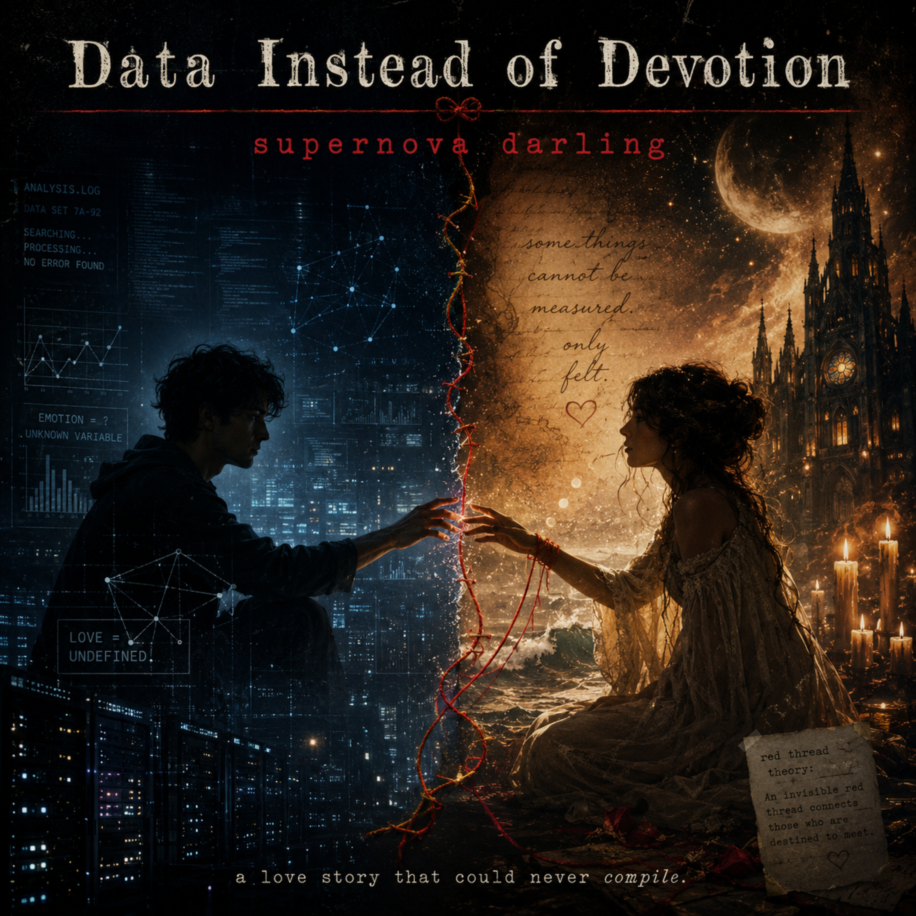 Data instead of devotion - Digital Ghosts by Supernova darling cover art