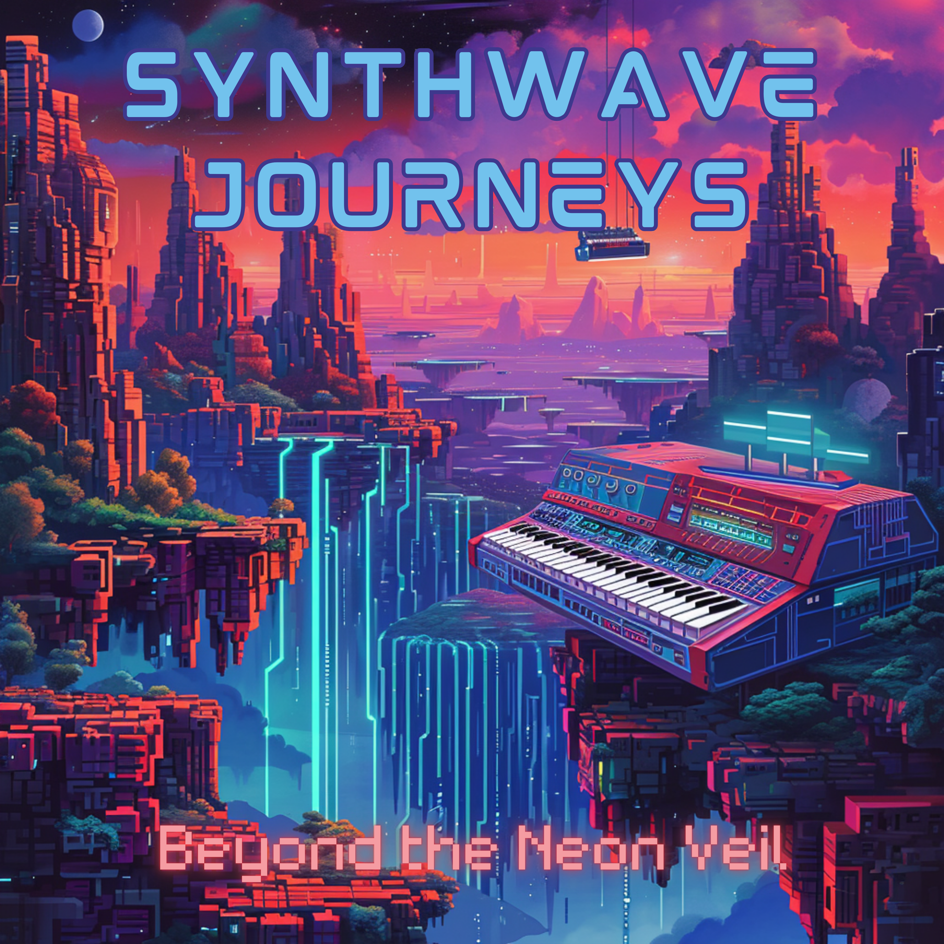 Synthwave Journeys: Beyond the Neon Veil artwork
