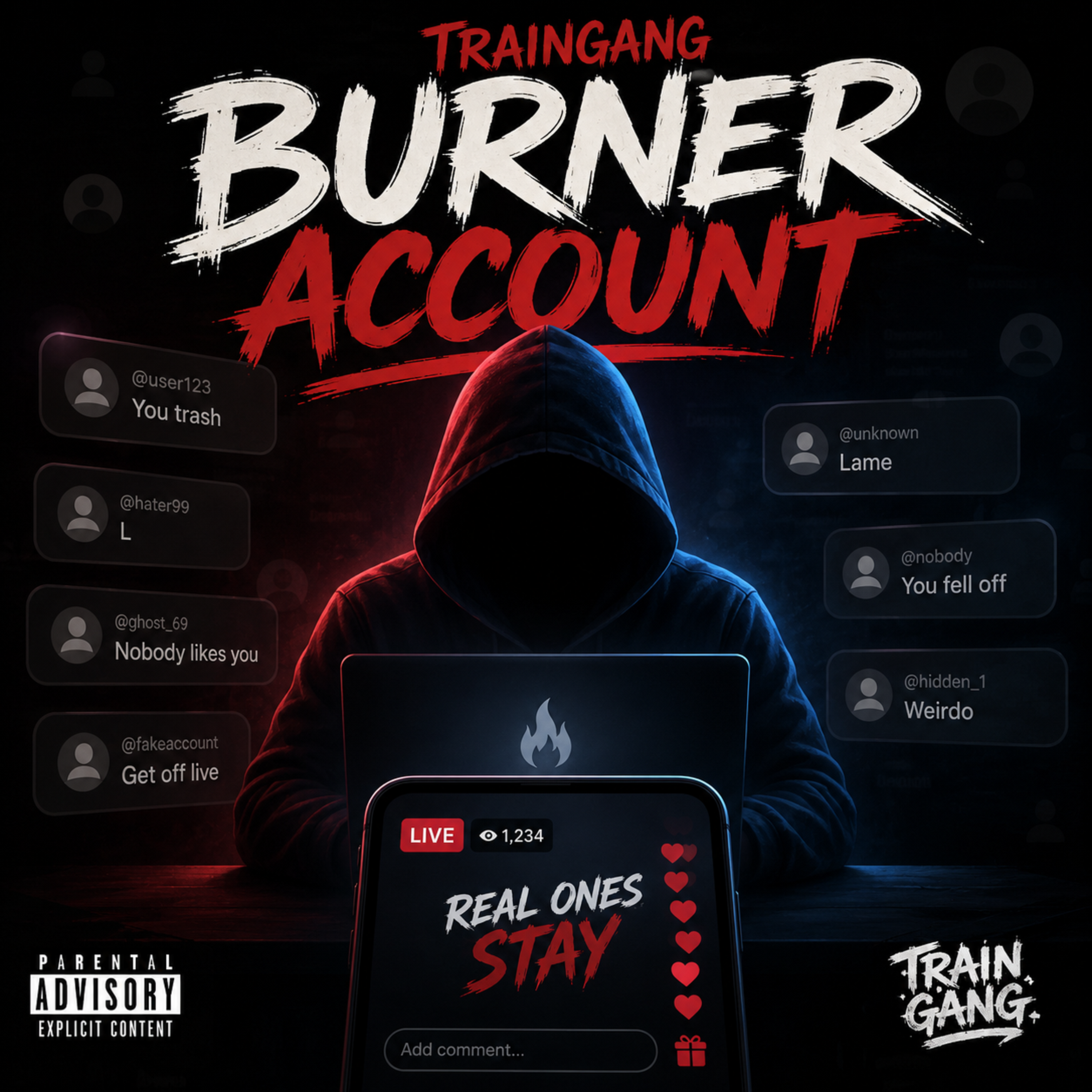 Burner Account by TrainGang cover art