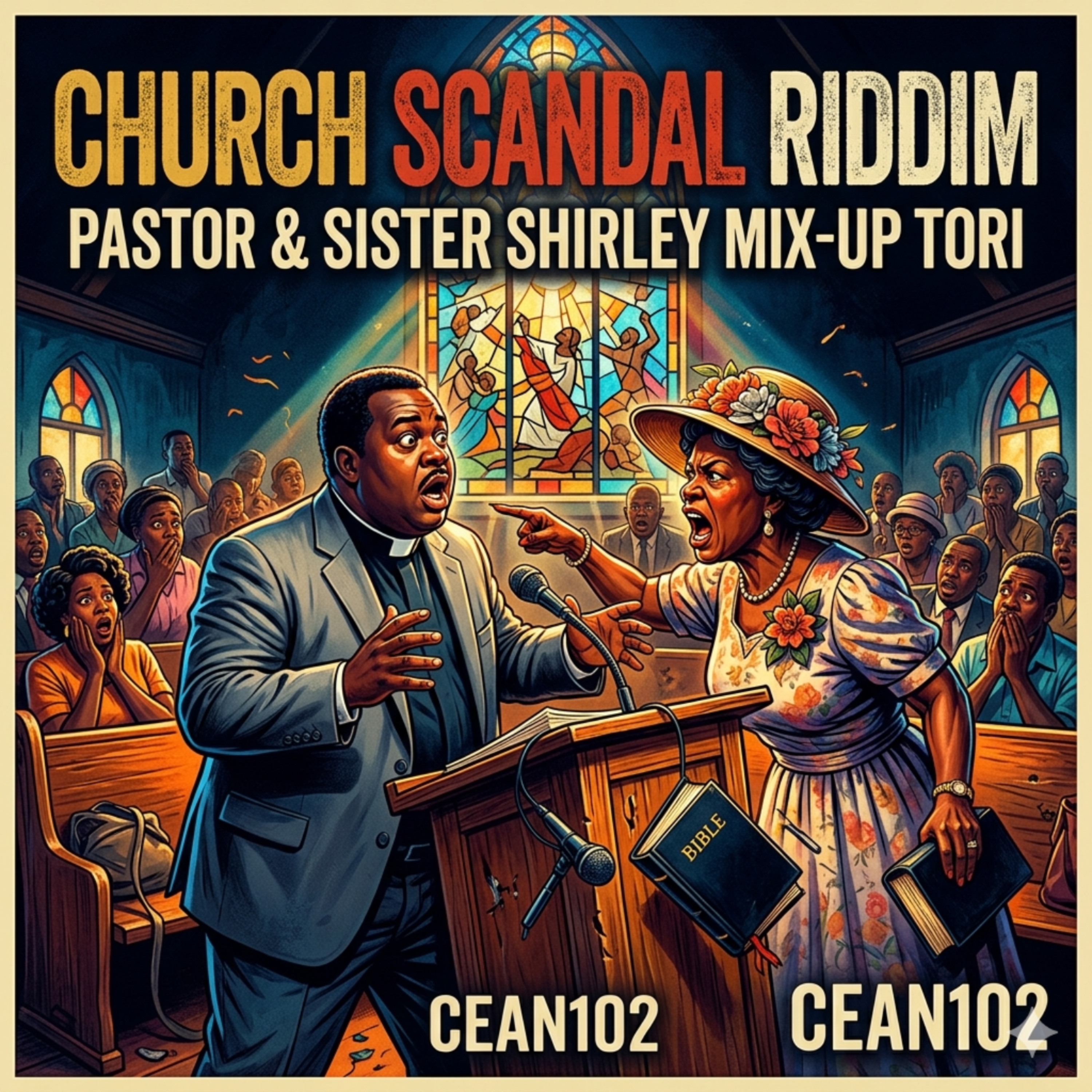 Church Scandal Riddim – Pastor & Sister Shirley Mix-Up Tori 2 by Cean102 cover art