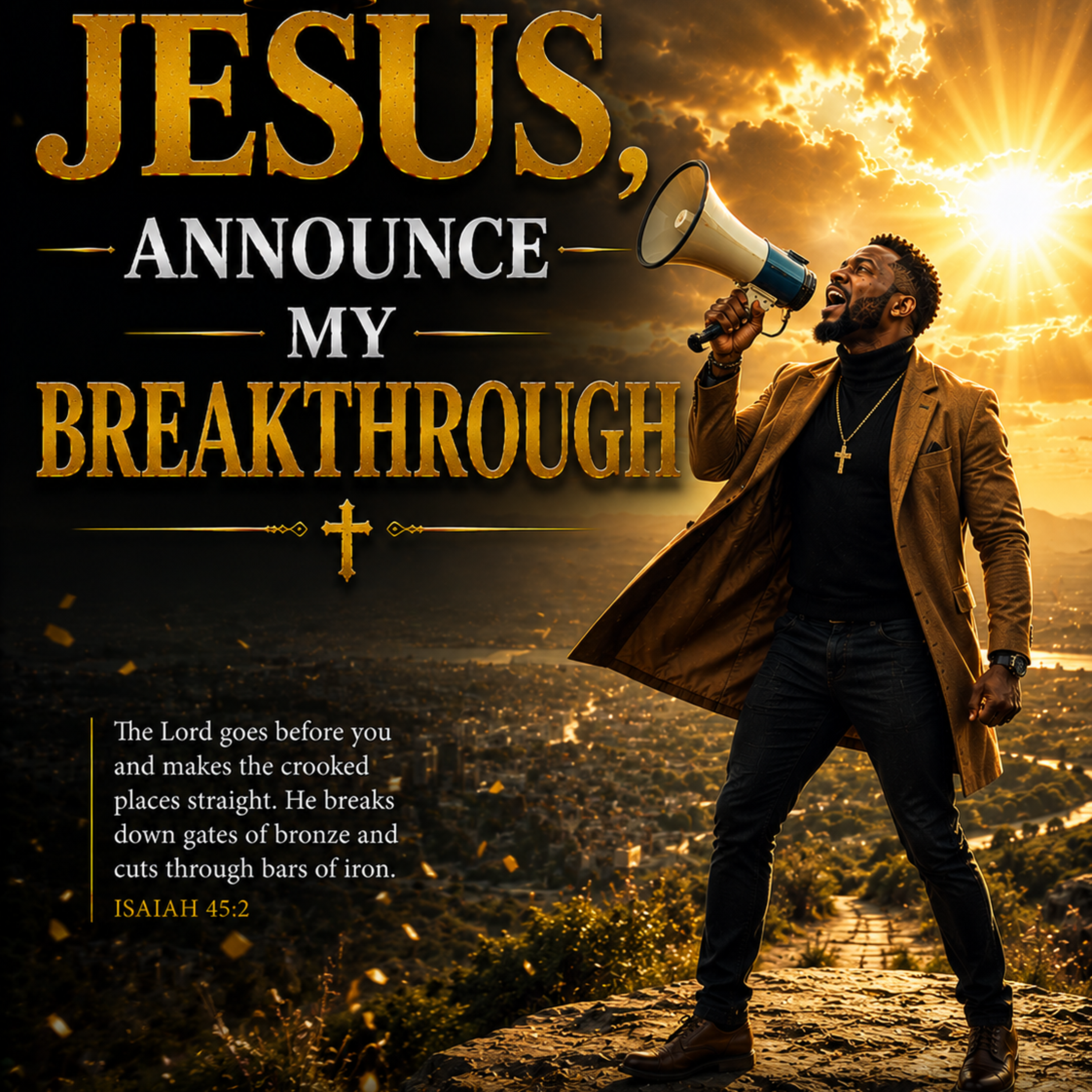 Jesus, Announce My Breakthrough by olabode oluwafemi cover art