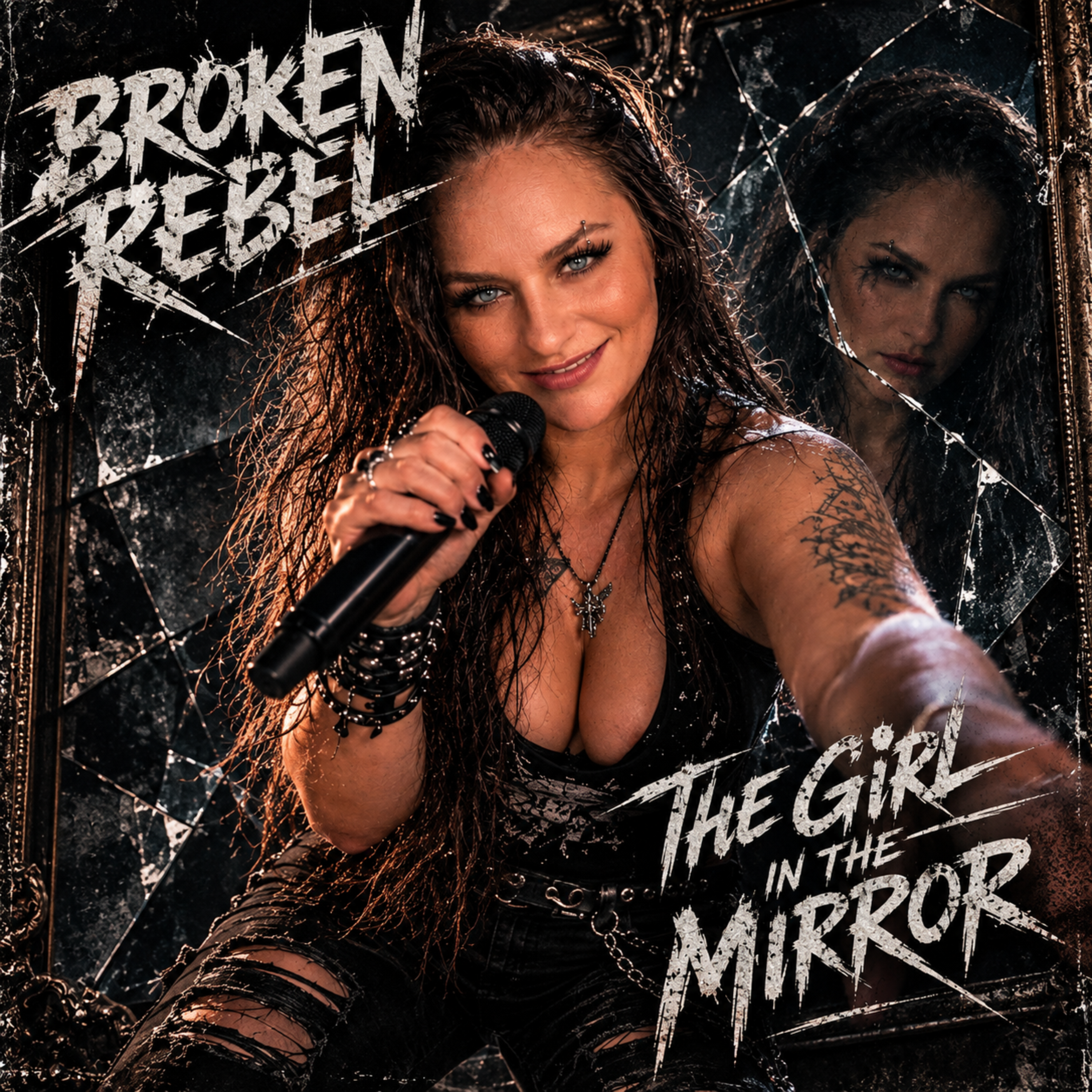 The girl in the mirror by Broken Rebel cover art