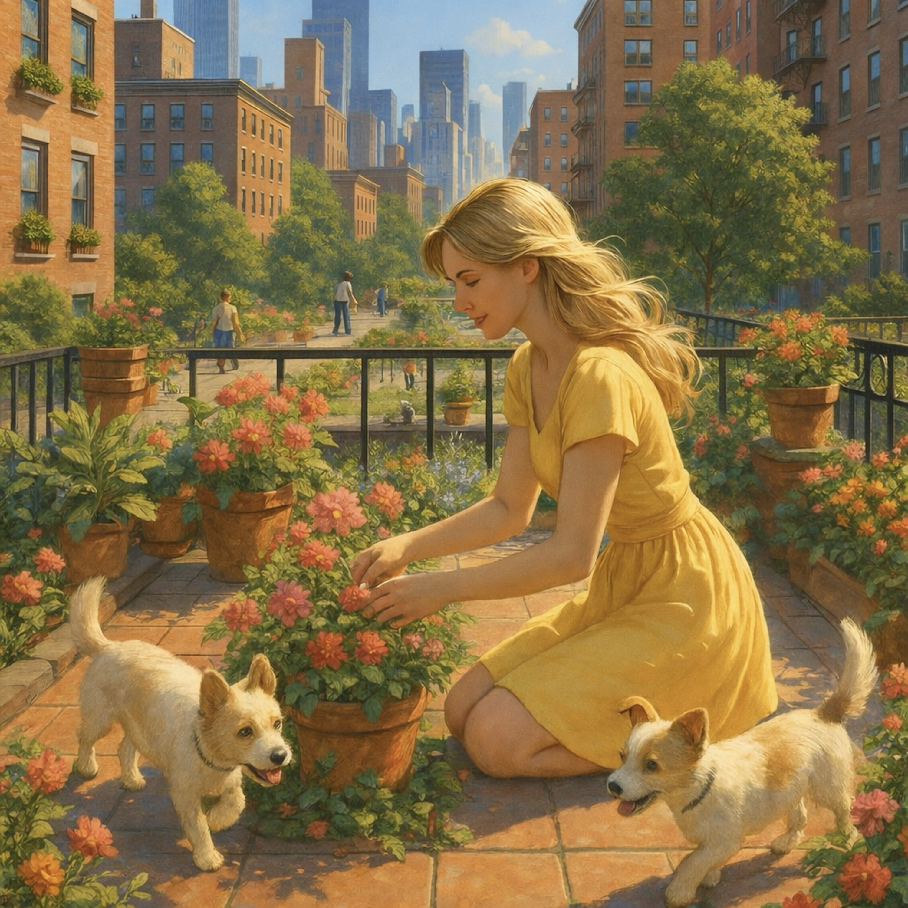 Honey-Blue Sunday by CityFlower Pop cover art