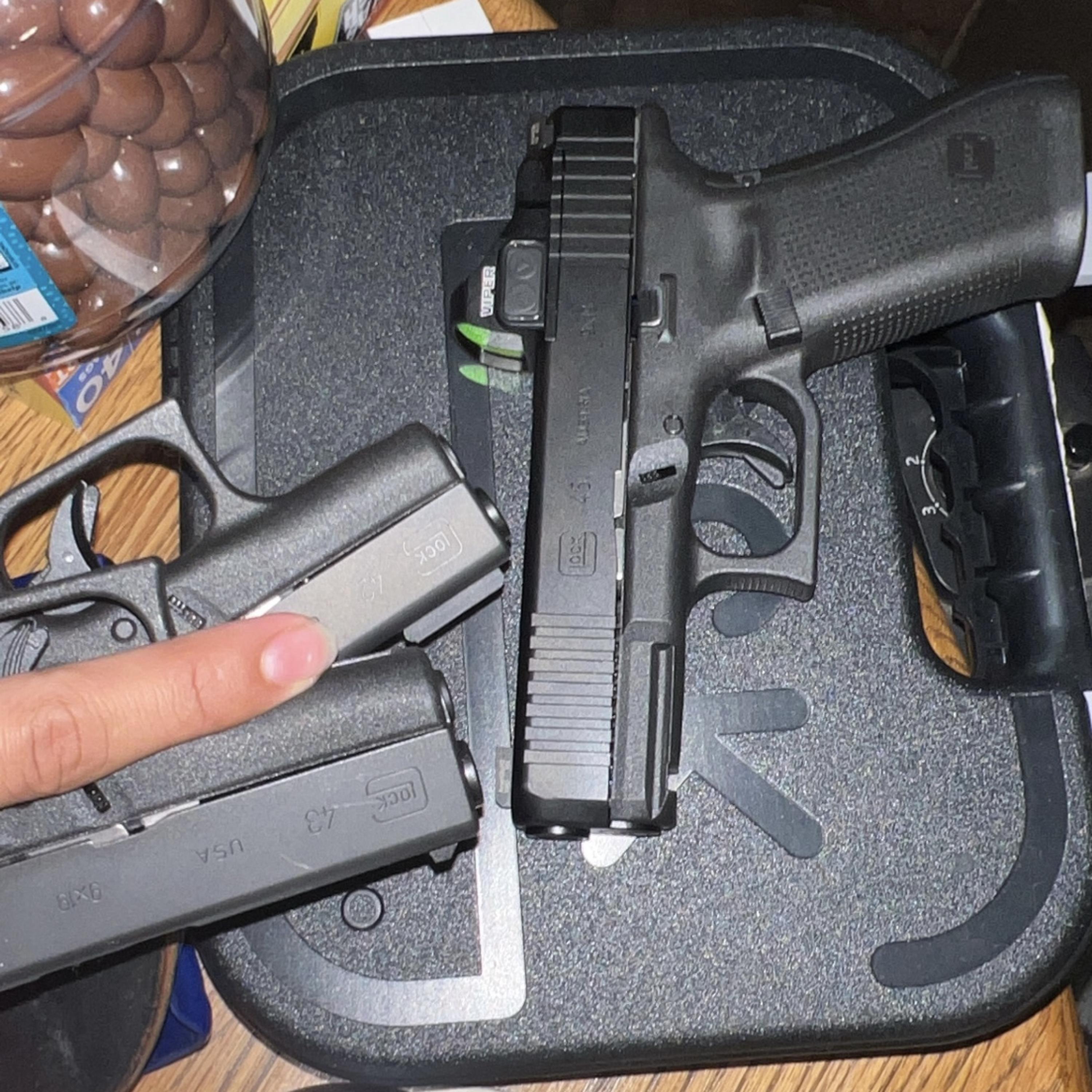 In Glock We Trust artwork
