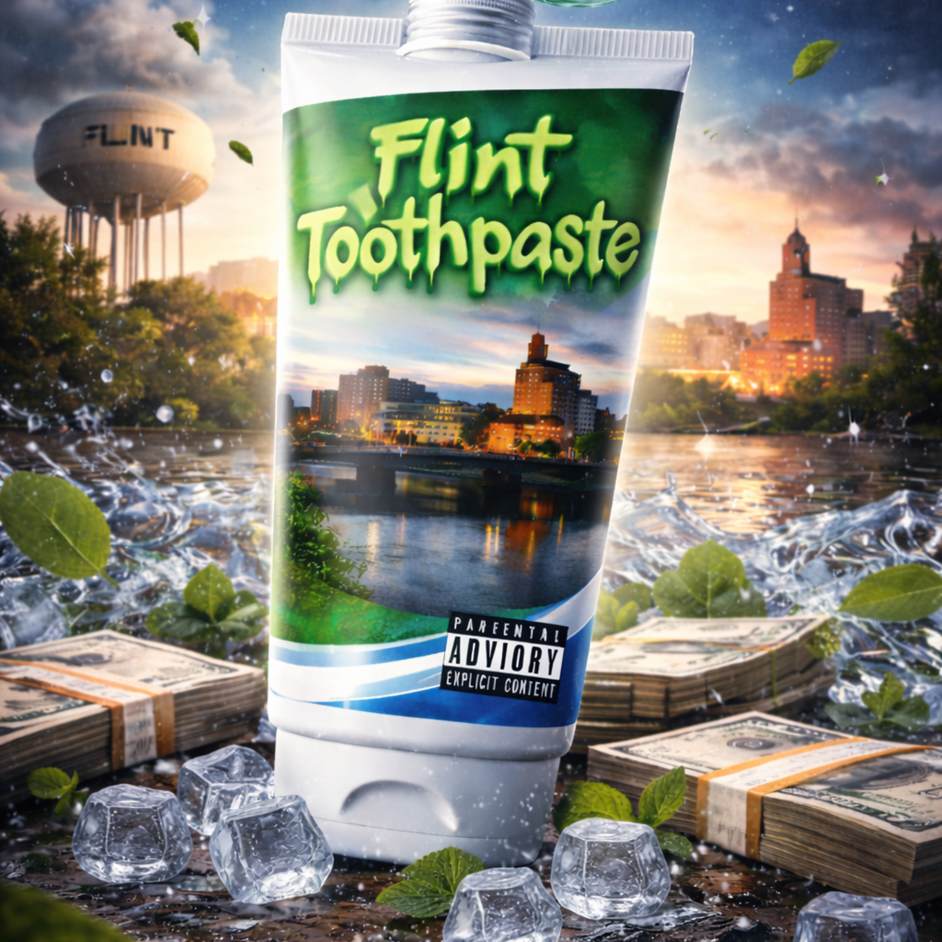 Flint Toothpaste artwork