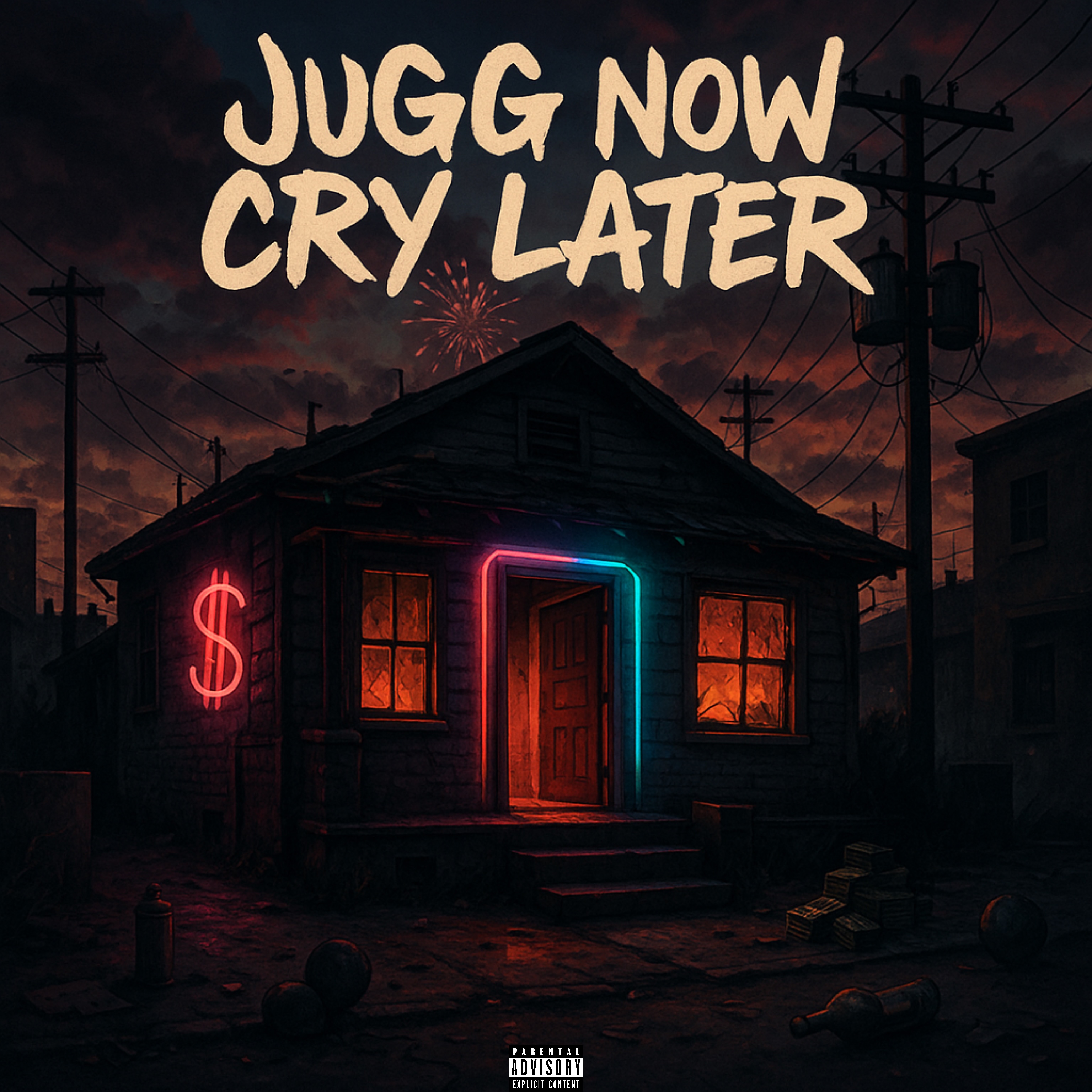 Jugg Now Cry Later artwork