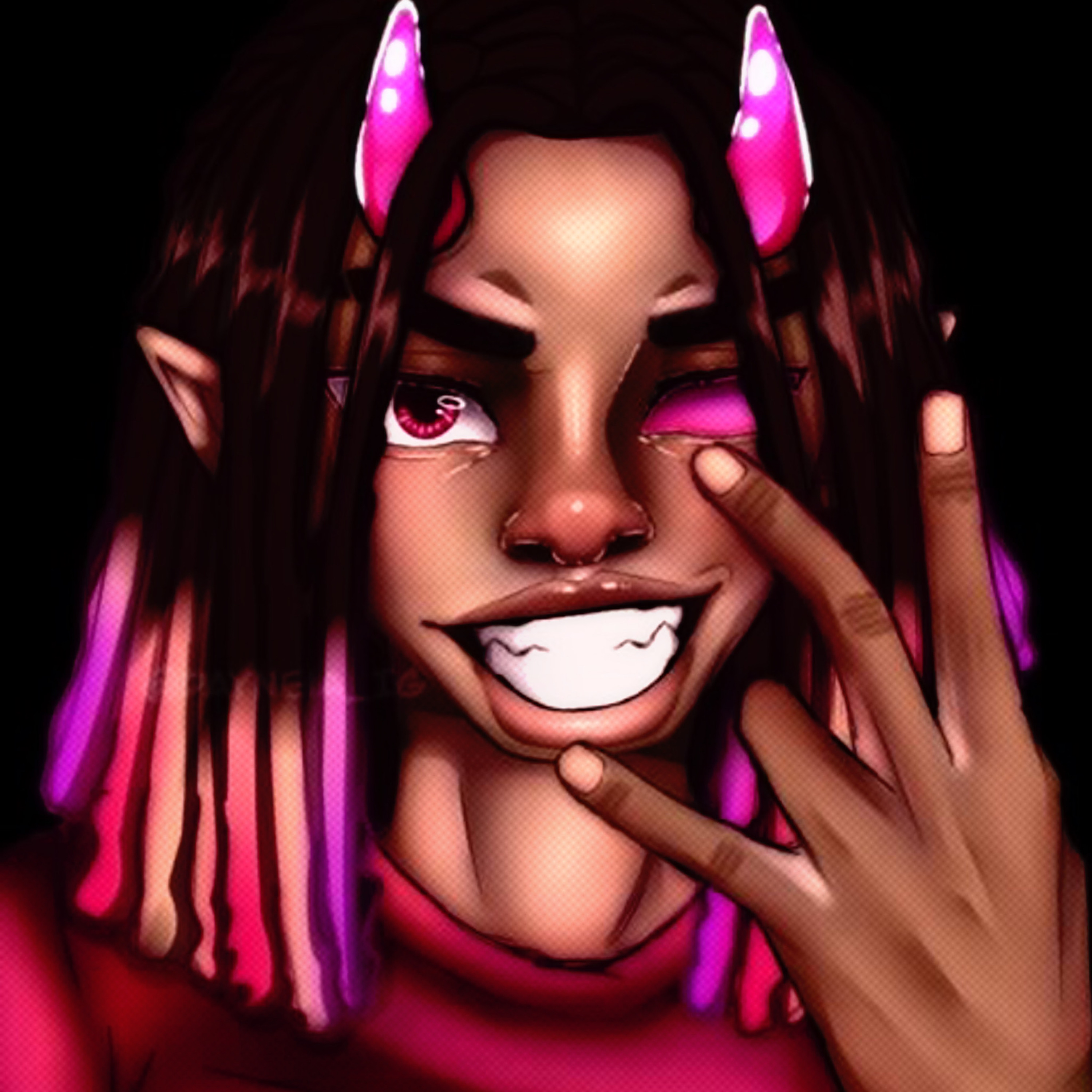 Demonic artwork