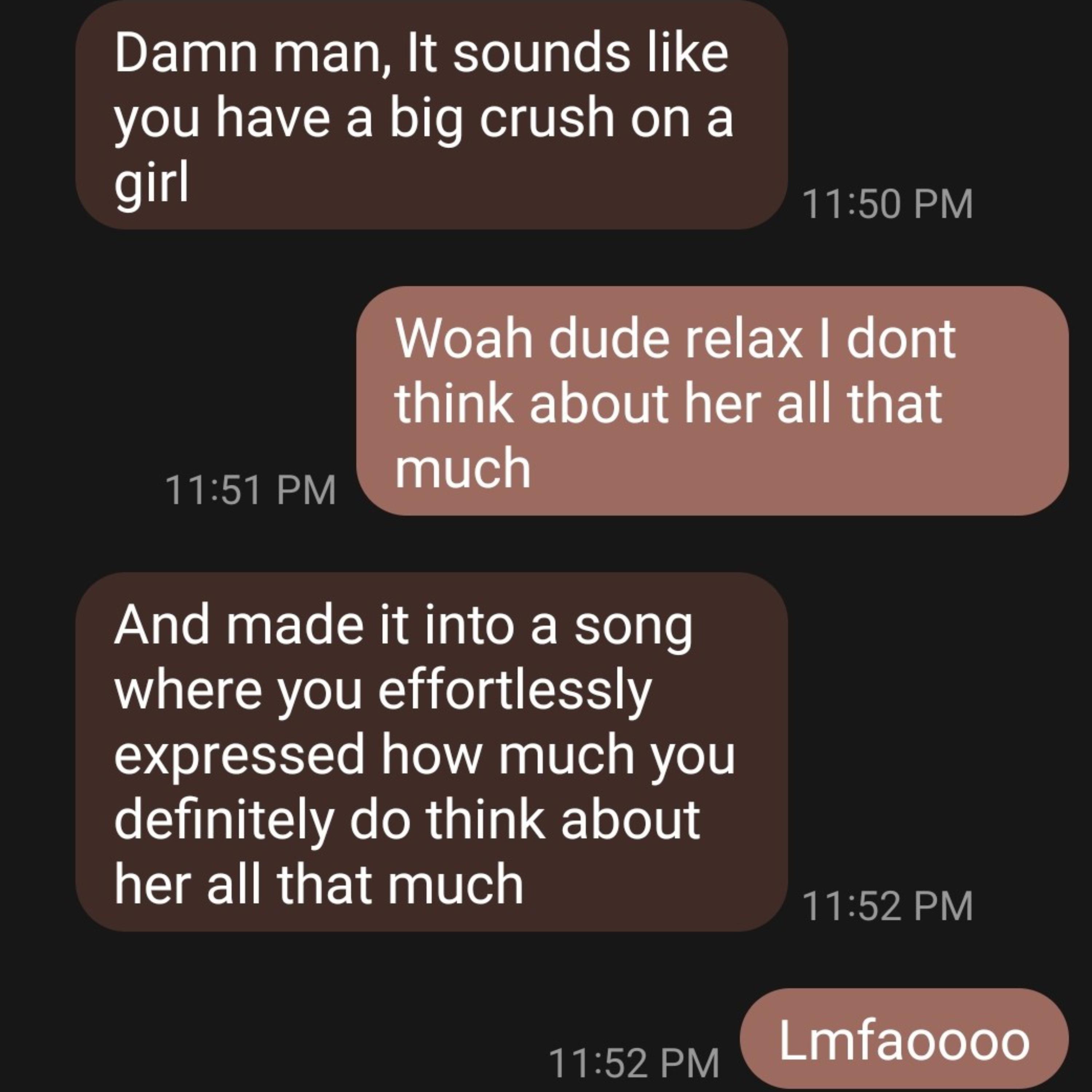 I Dont Think About Her That Much artwork