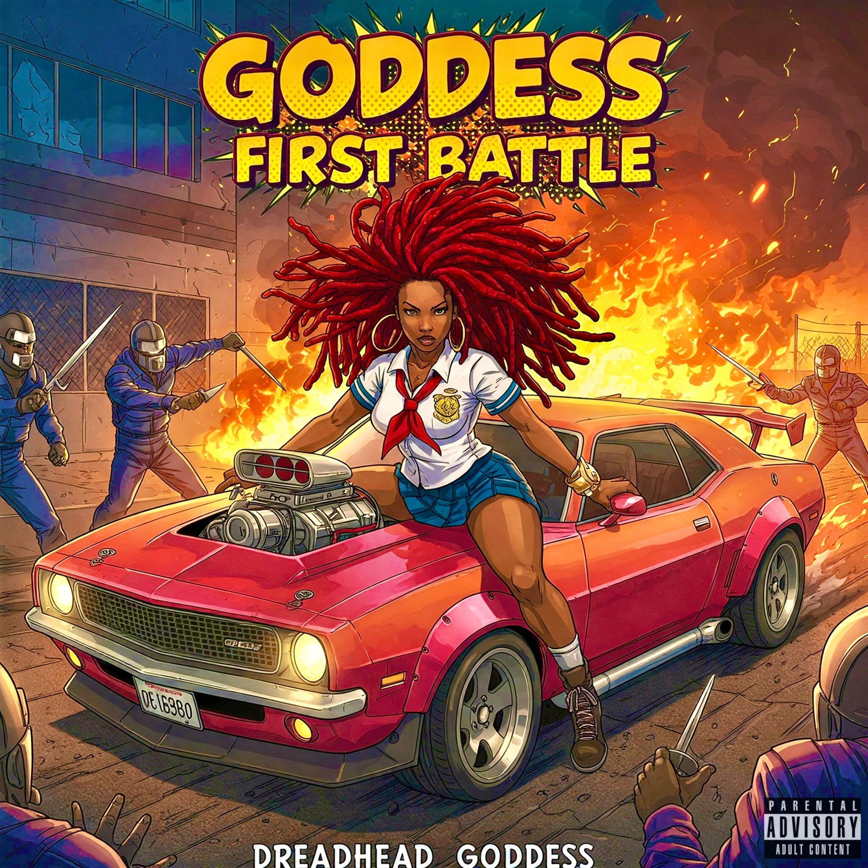 GODDESS FIRST BATTLE artwork