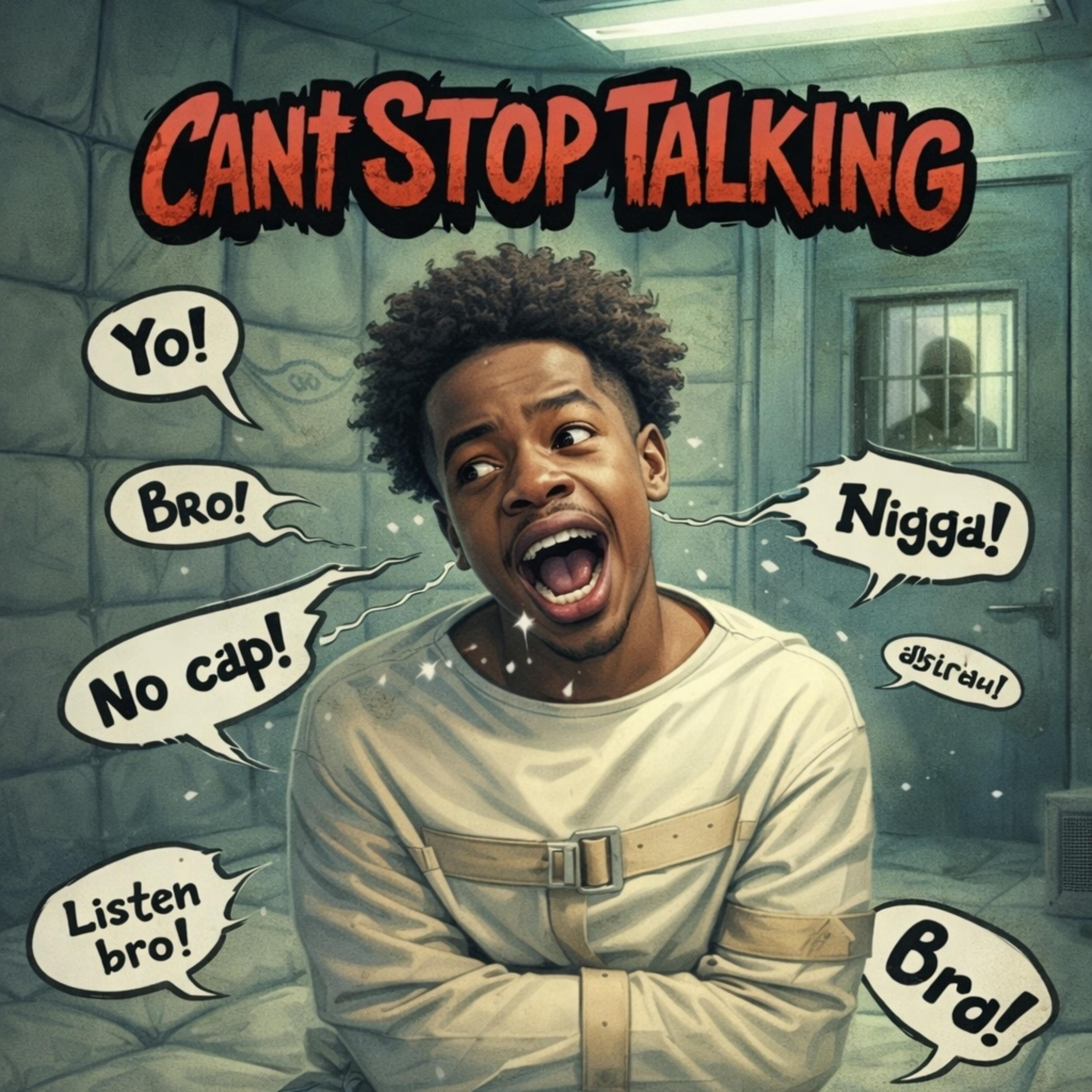 Cant stop talking artwork