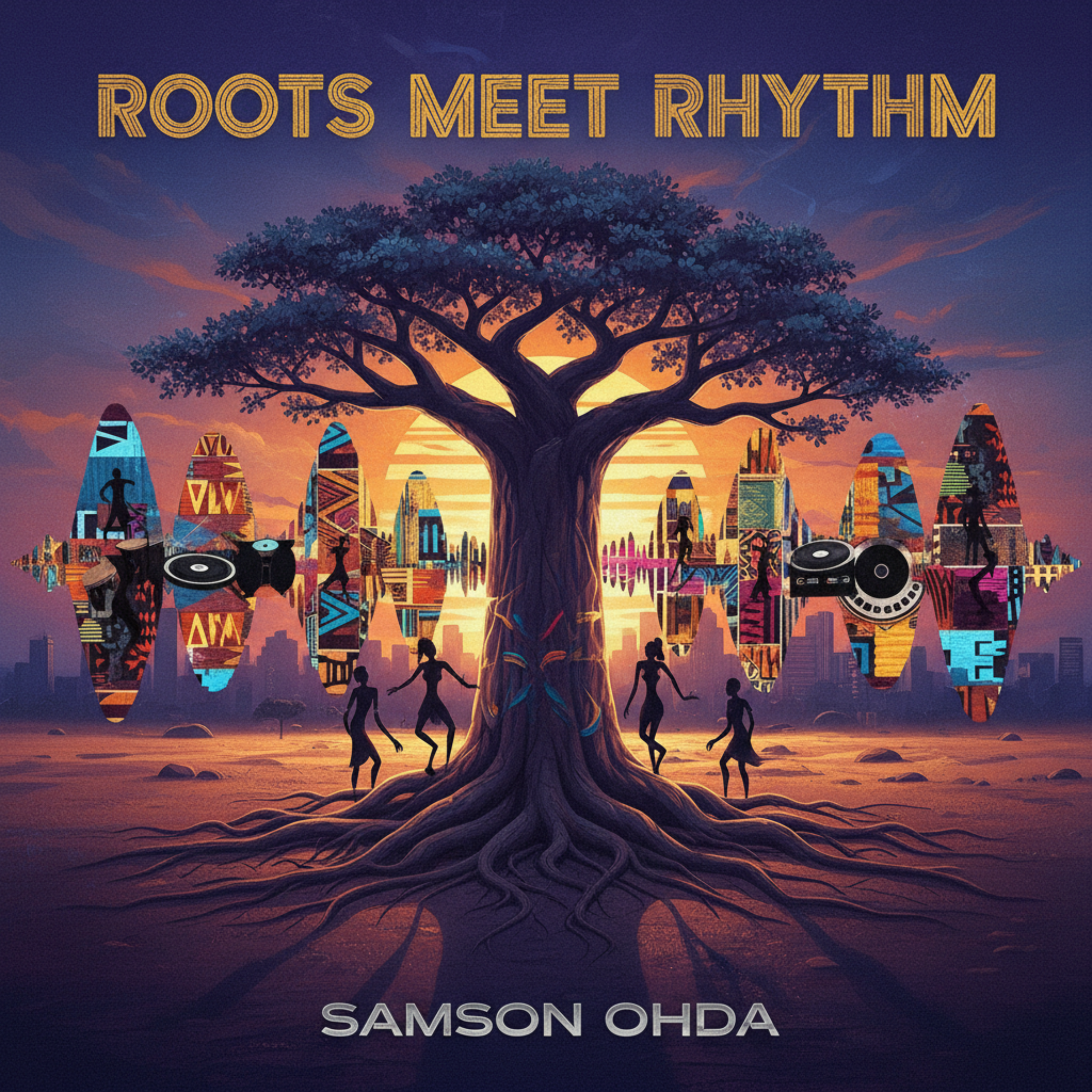 Roots Meet Rhythm by Samson Ohda  cover art