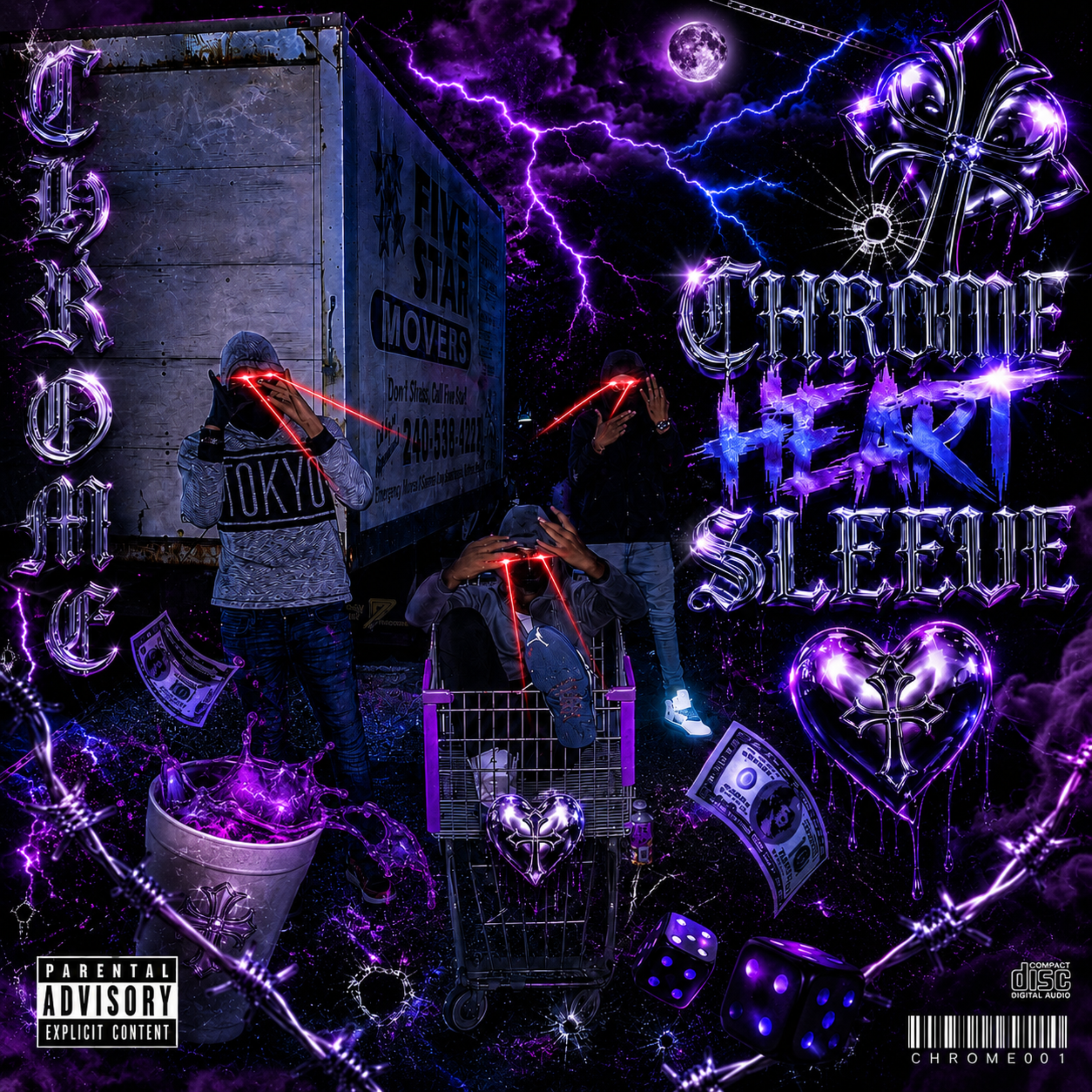 Chrome heart Sleeve by FB X TALL cover art