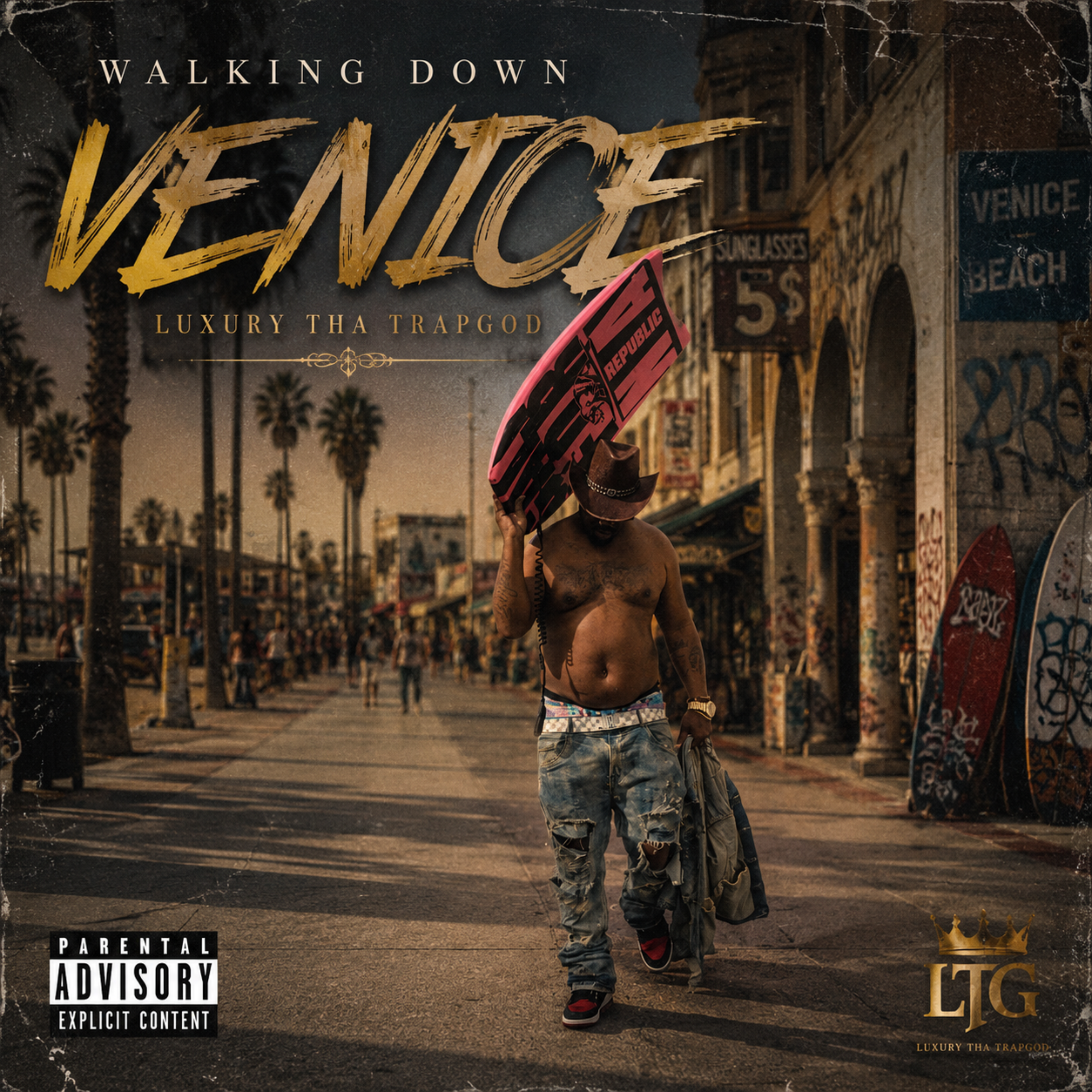 Walking down Venice by Luxury Tha Trapgod cover art