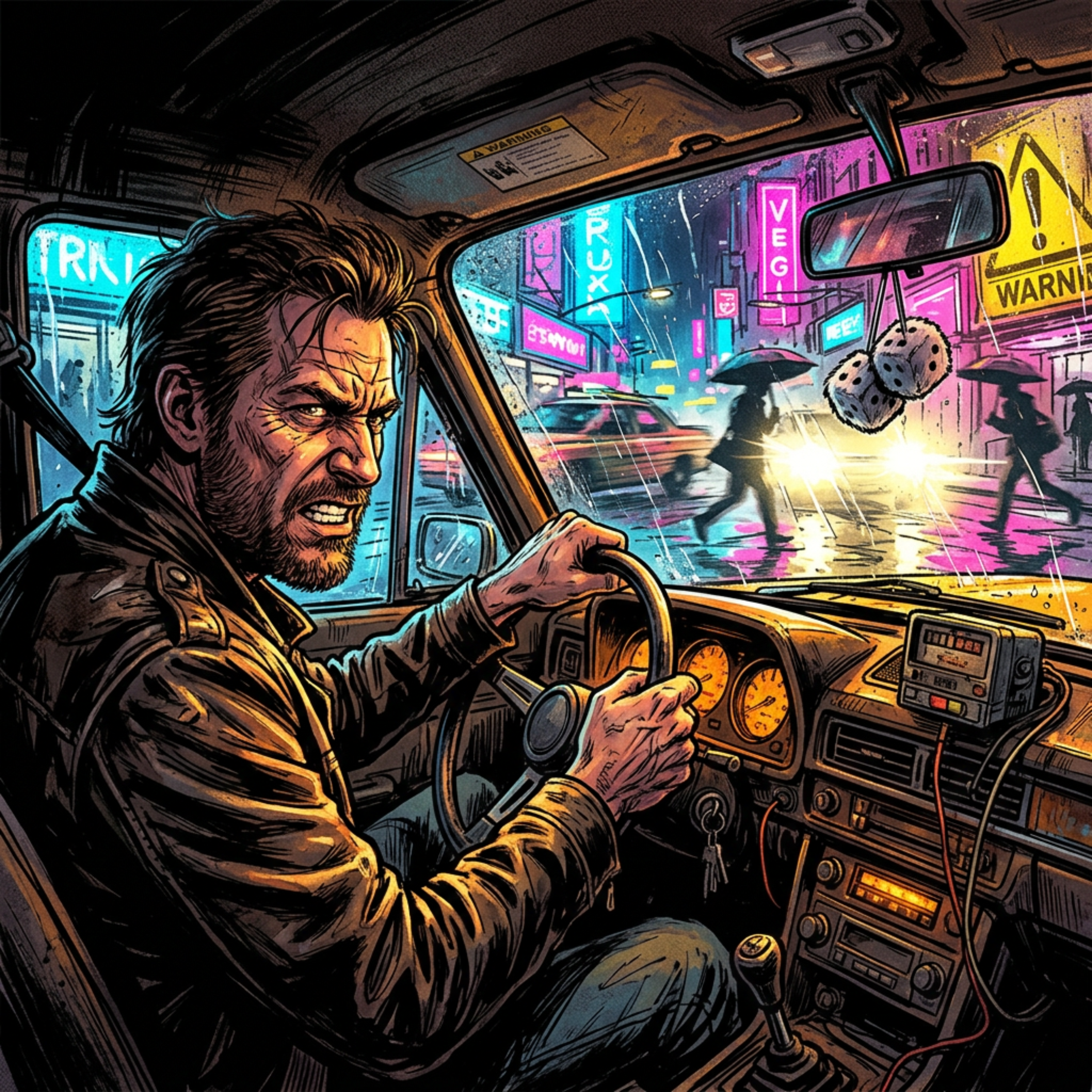 Walkers On The Street by Checker Cab 70 cover art