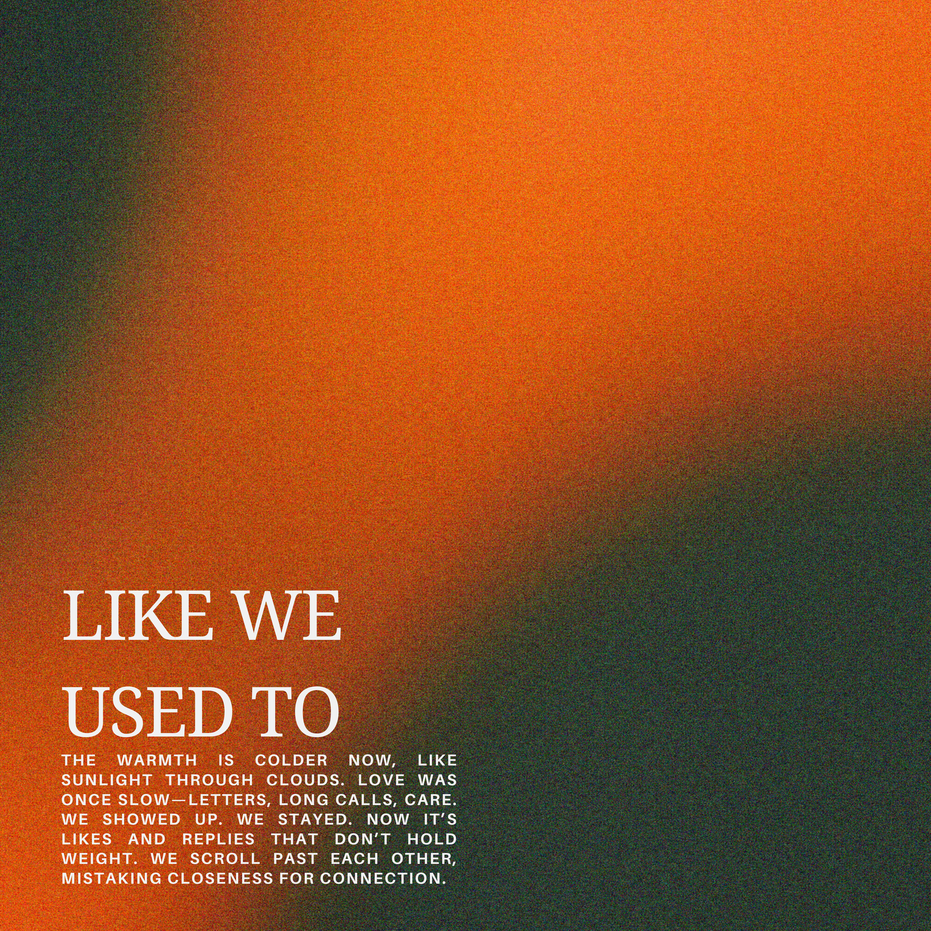 Like We Used To artwork