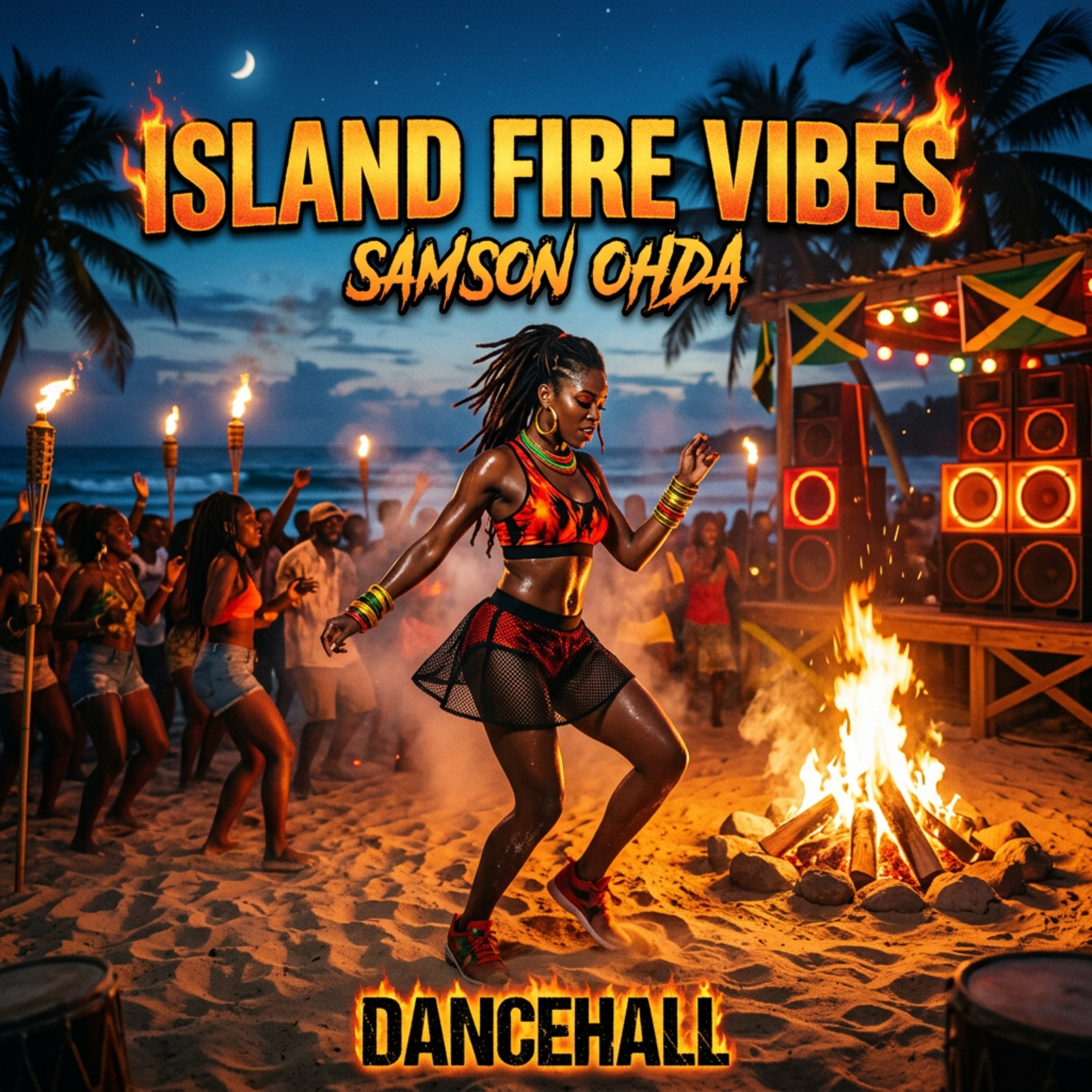 Island Fire Vibes by Samson Ohda  cover art