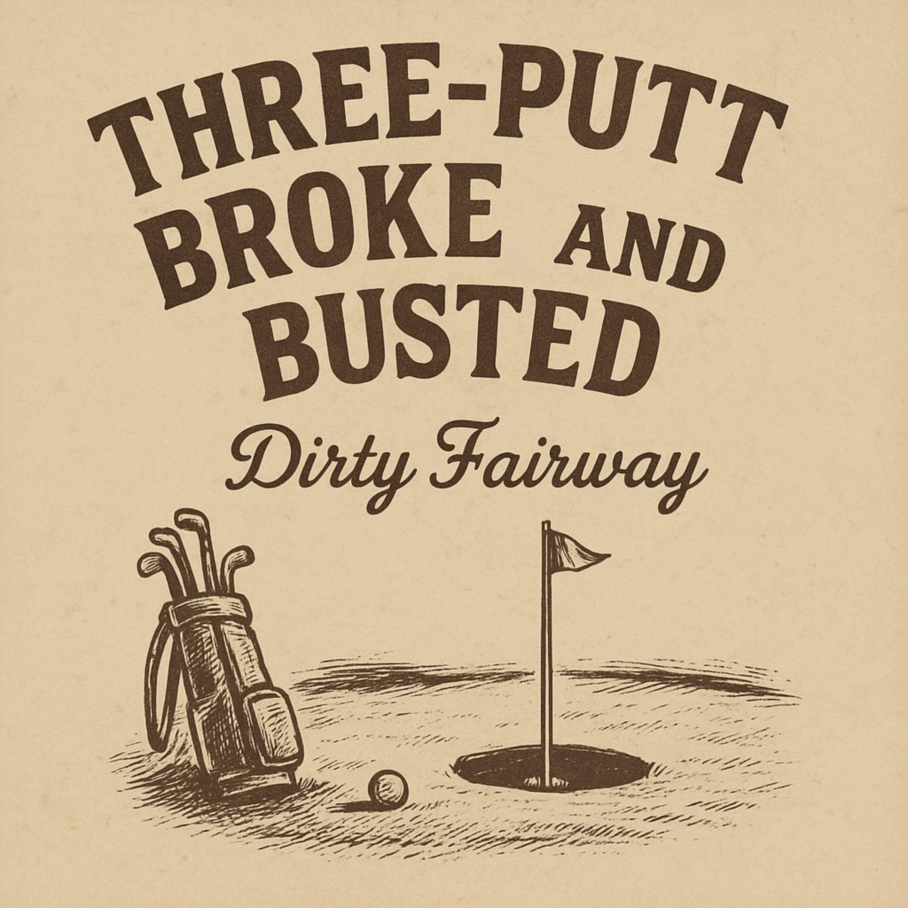 Three-Putt Broke And Busted artwork