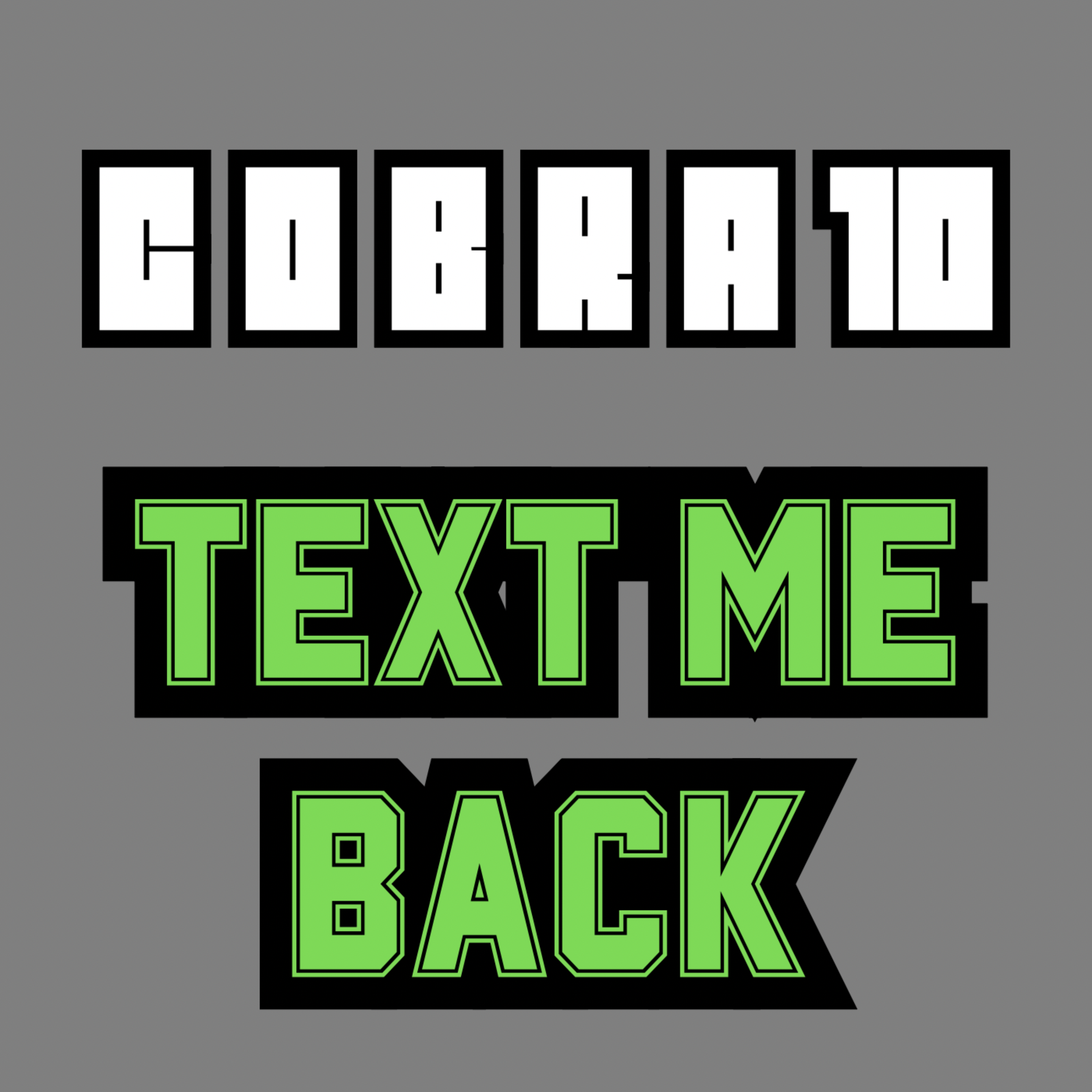 Text Me Back artwork