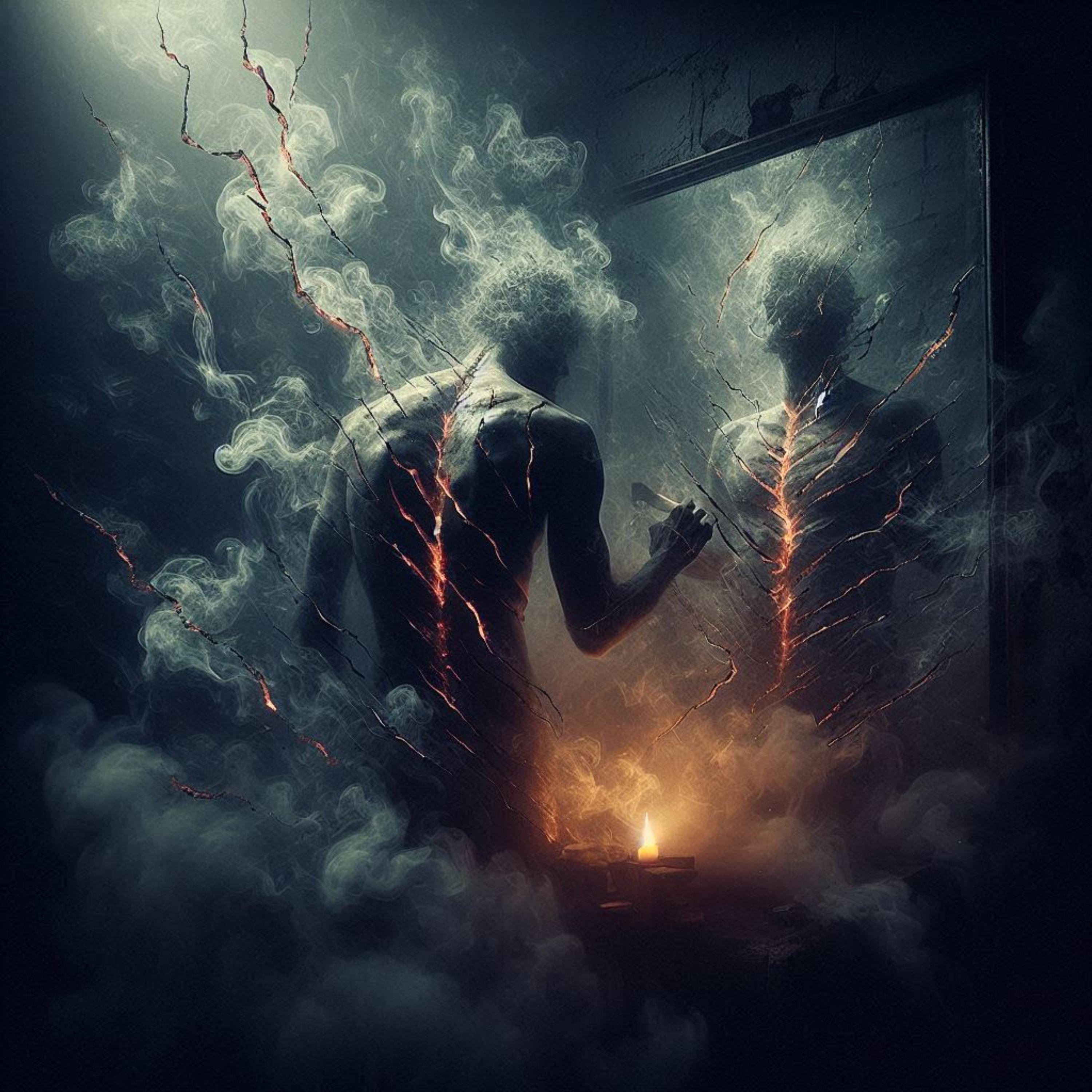 Multiple Personalities in the Mirror by brinstone cover art