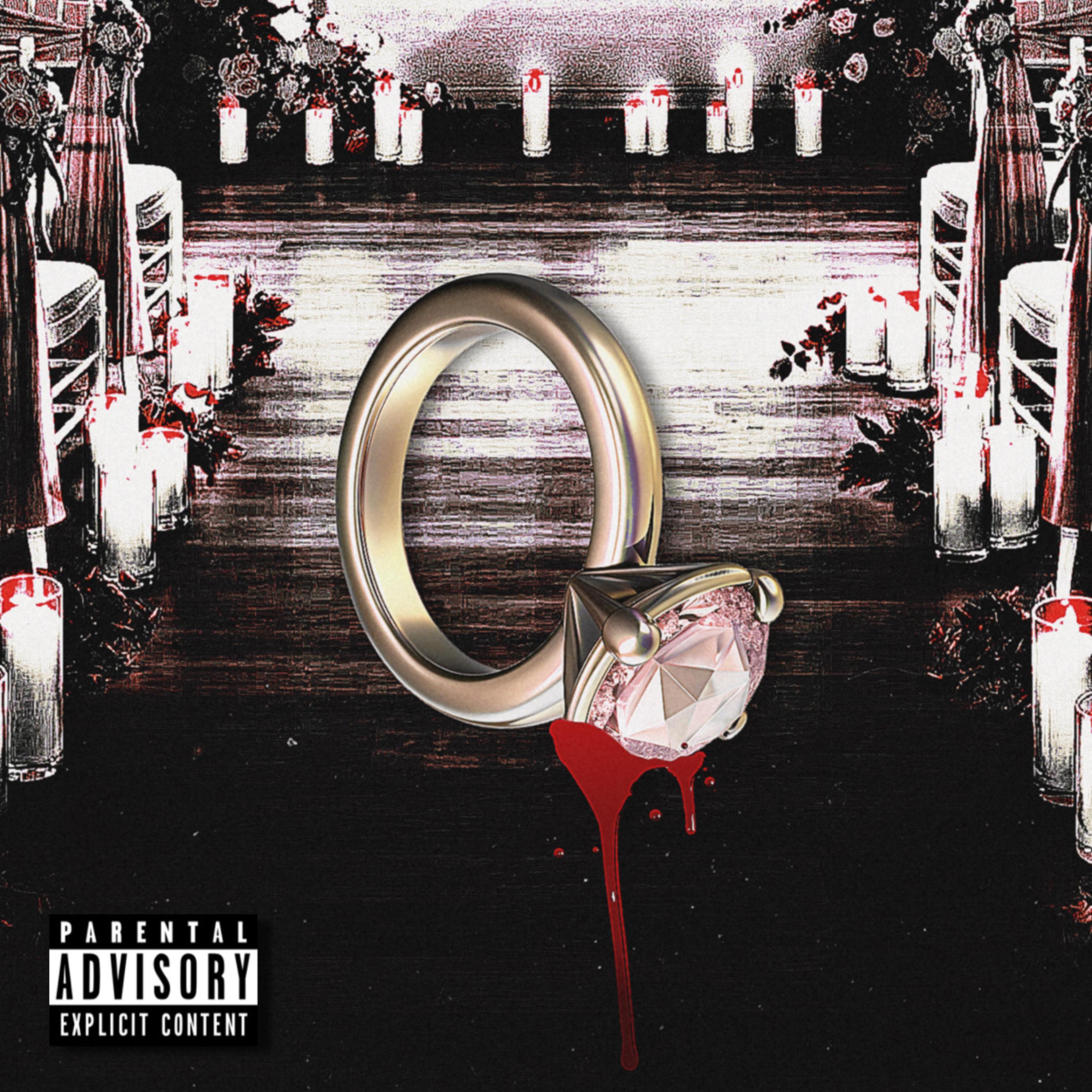 BLOOD ON THE WEDDING RING. artwork
