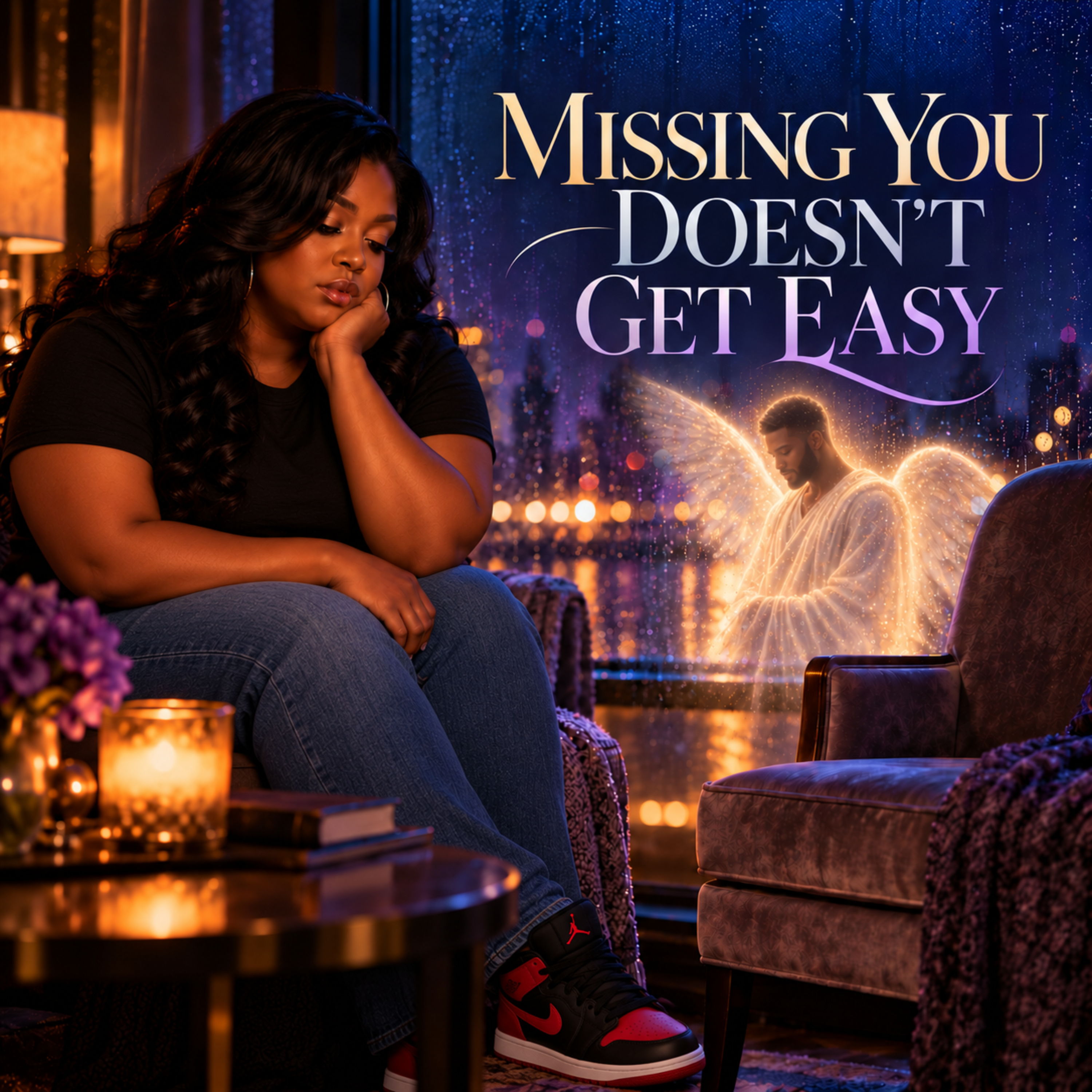 MISSING YOU DOESN’T GET EASY by Shandrea Miles cover art
