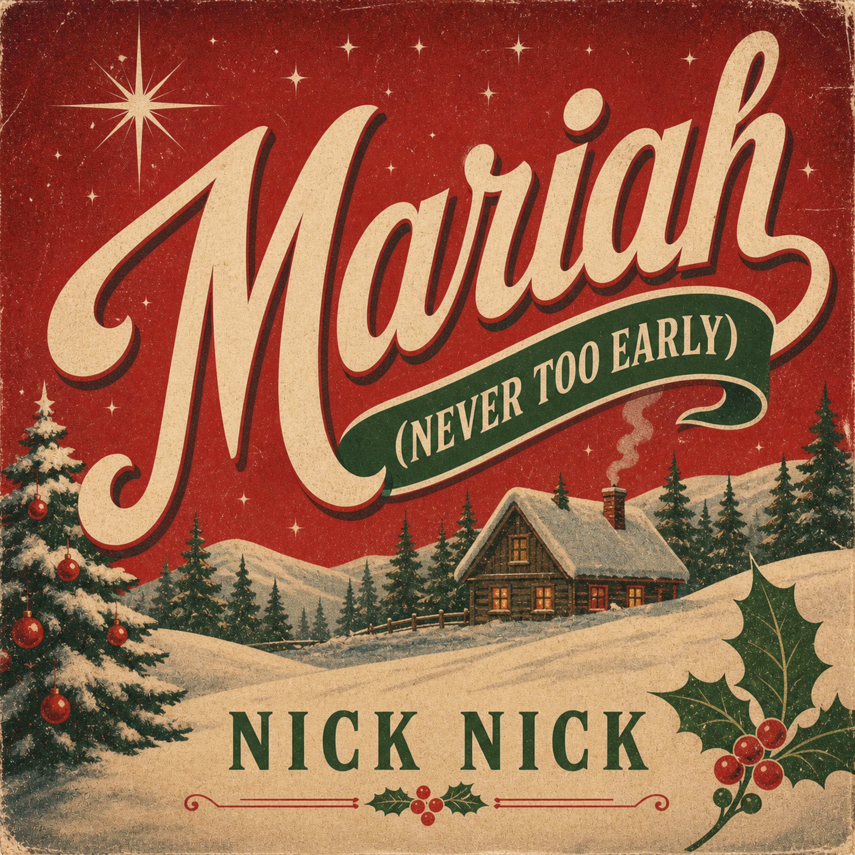 Mariah (Never Too Early) by Nick Nick cover art