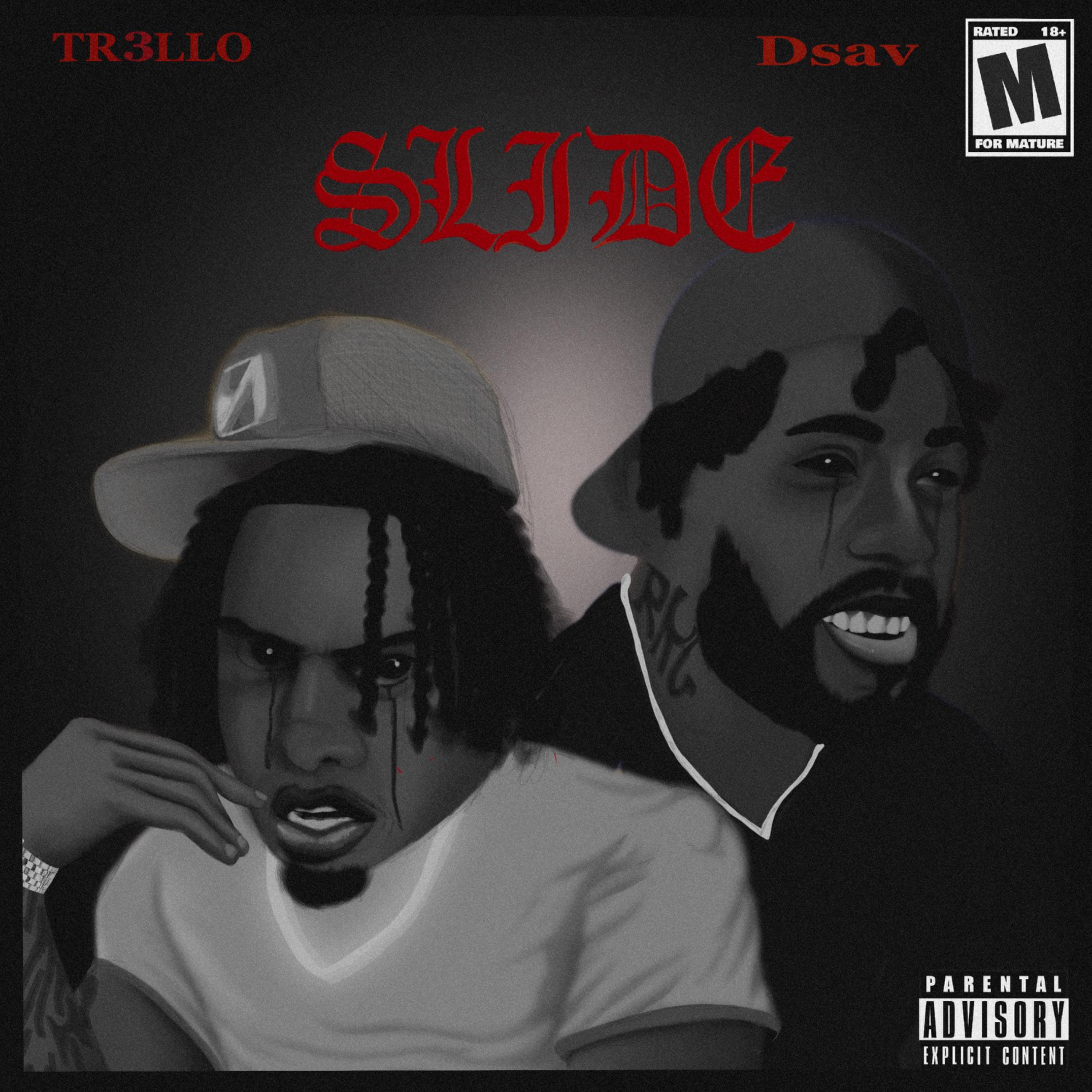 Tr3ll0 X Dsavv- Slide artwork
