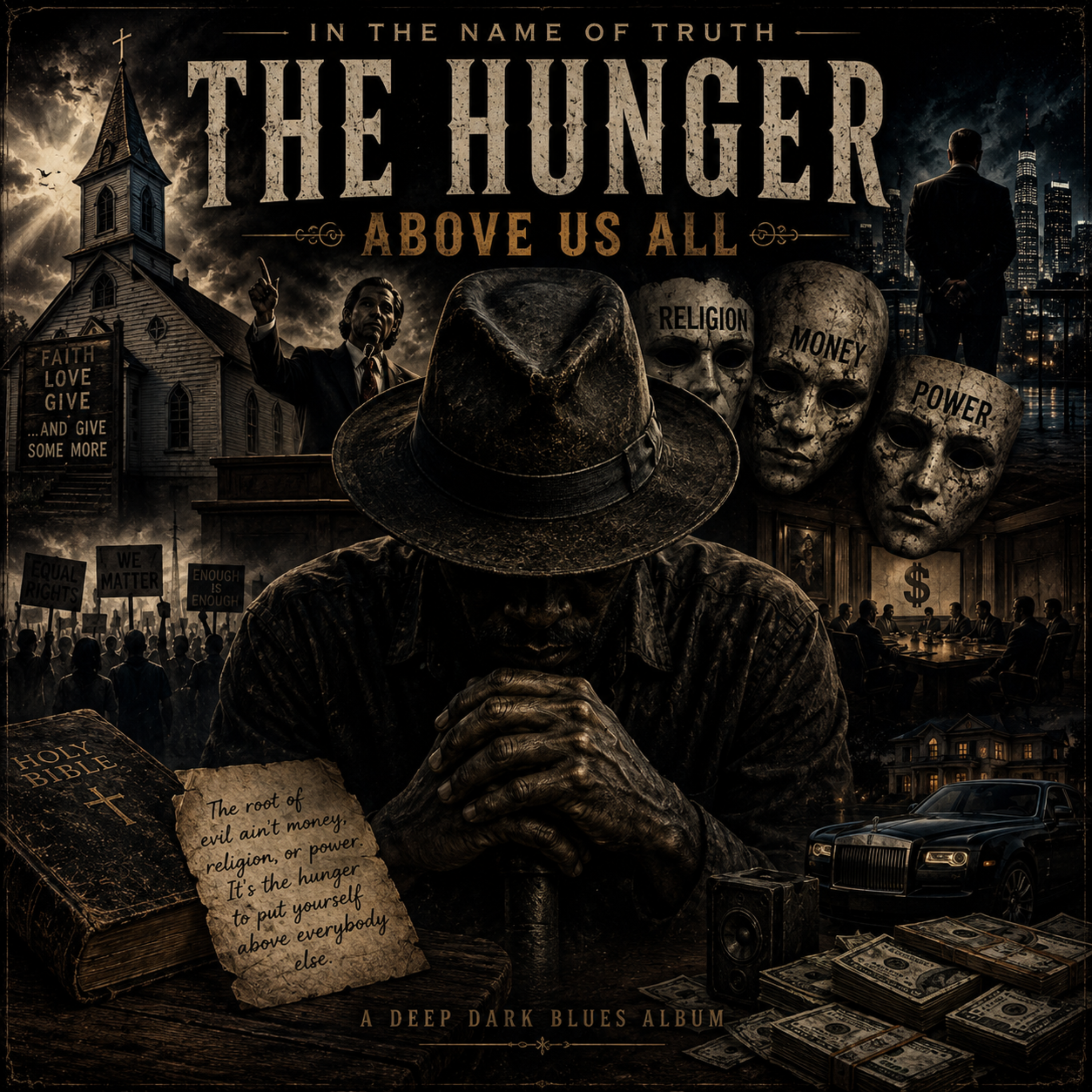 The Hunger Above Us All by Gospel & Blues Meets Country cover art