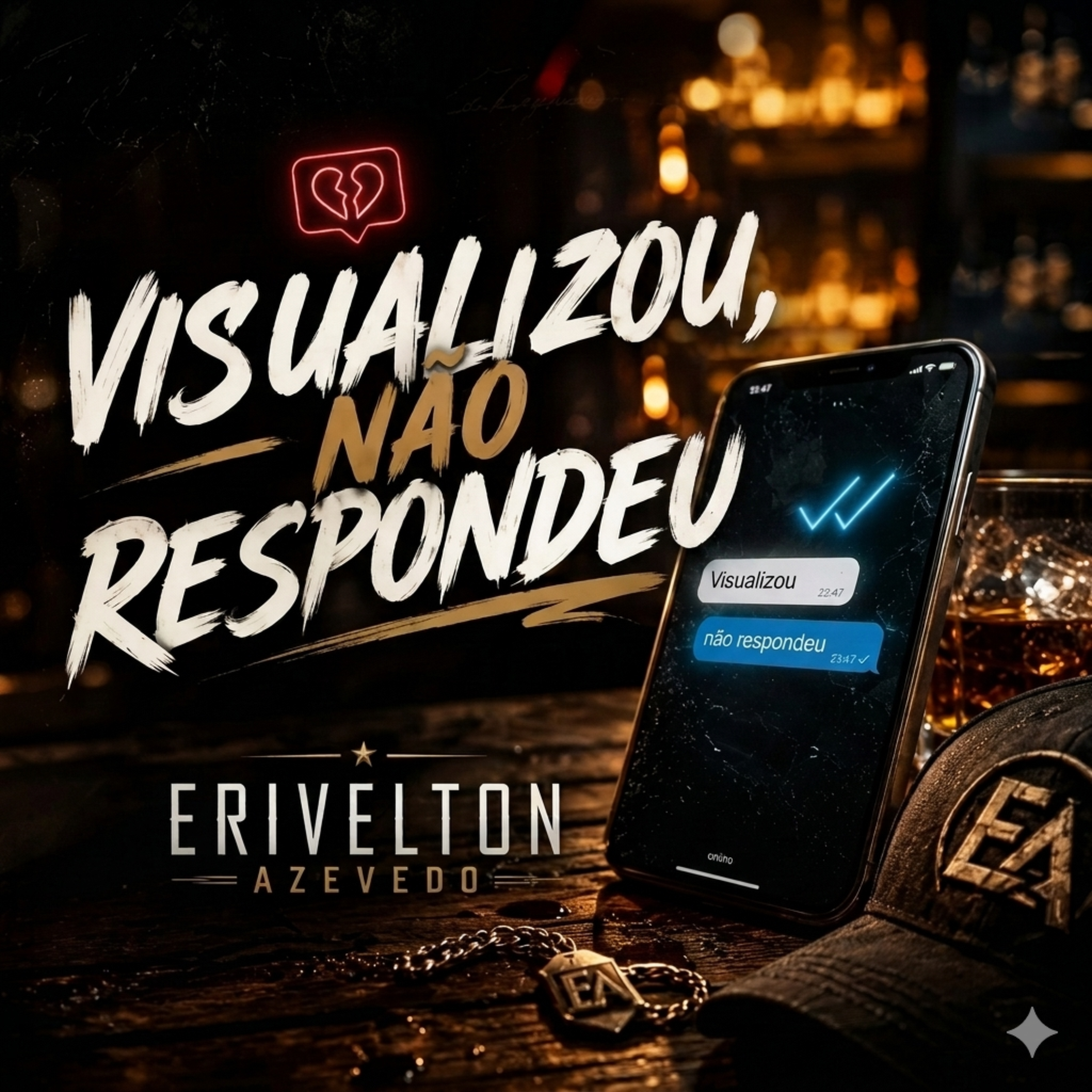 visualizou, não respondeu by Erivelton Azevedo cover art