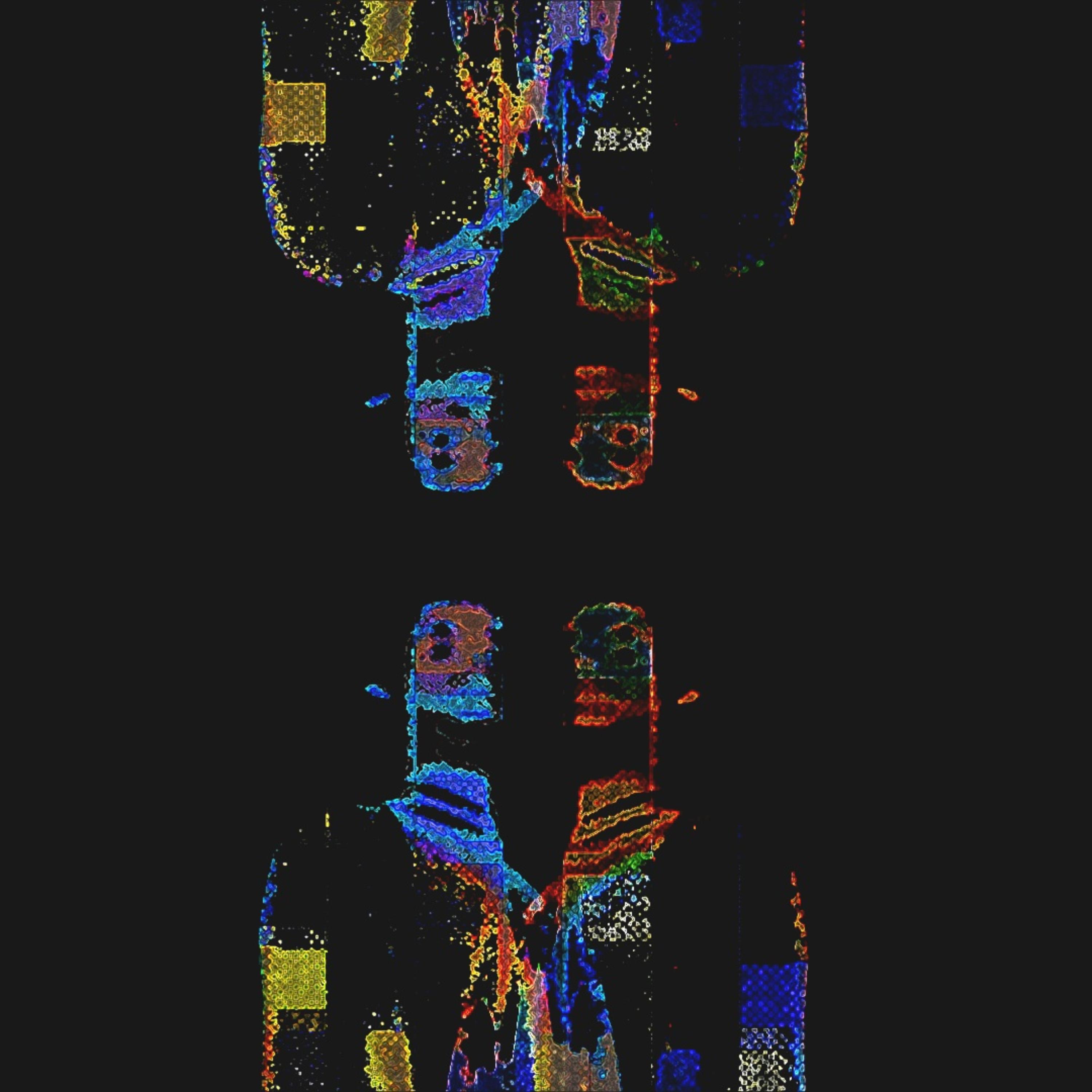 my blue friend artwork