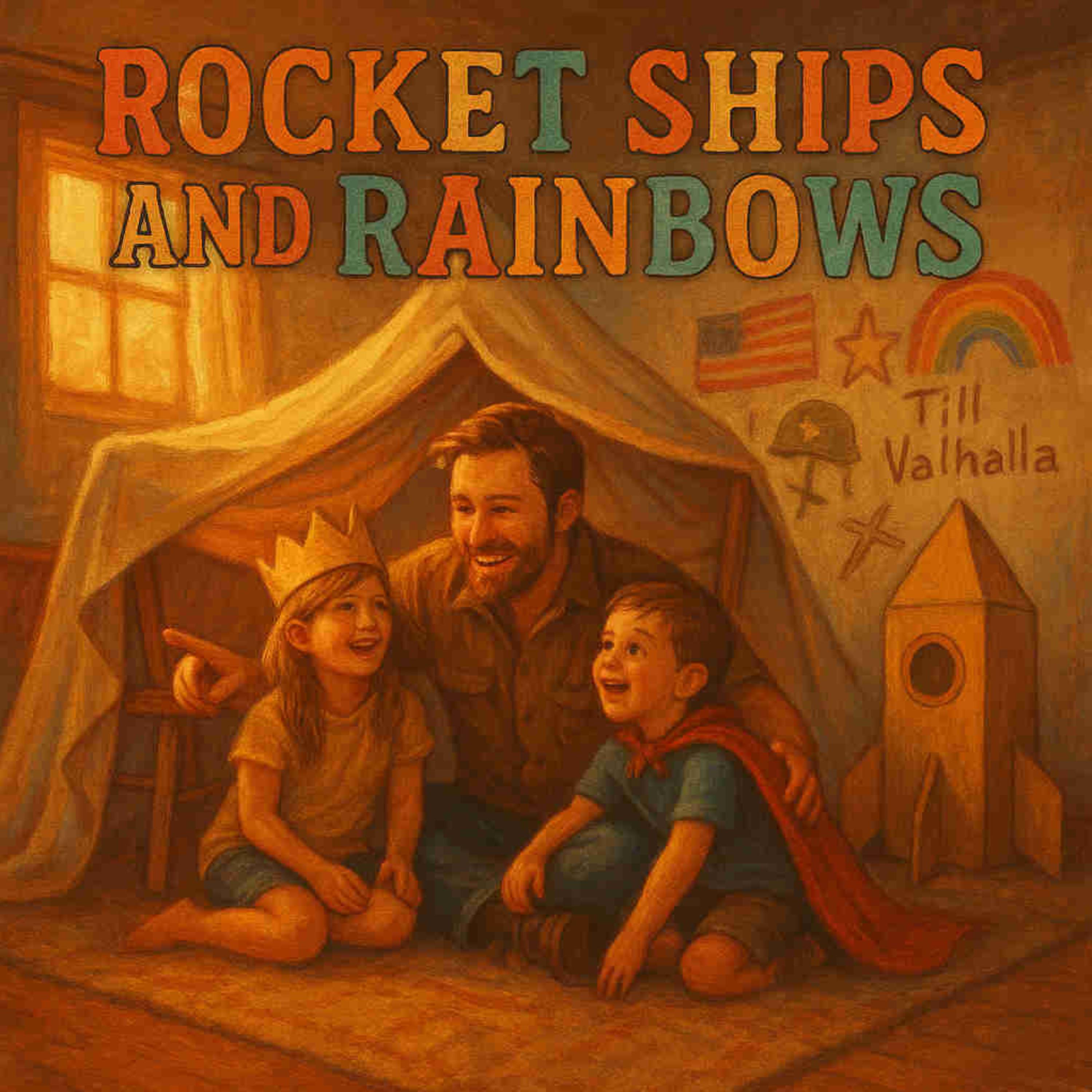 Rocket Ships And Rainbows by Diesel And Dog Tags cover art
