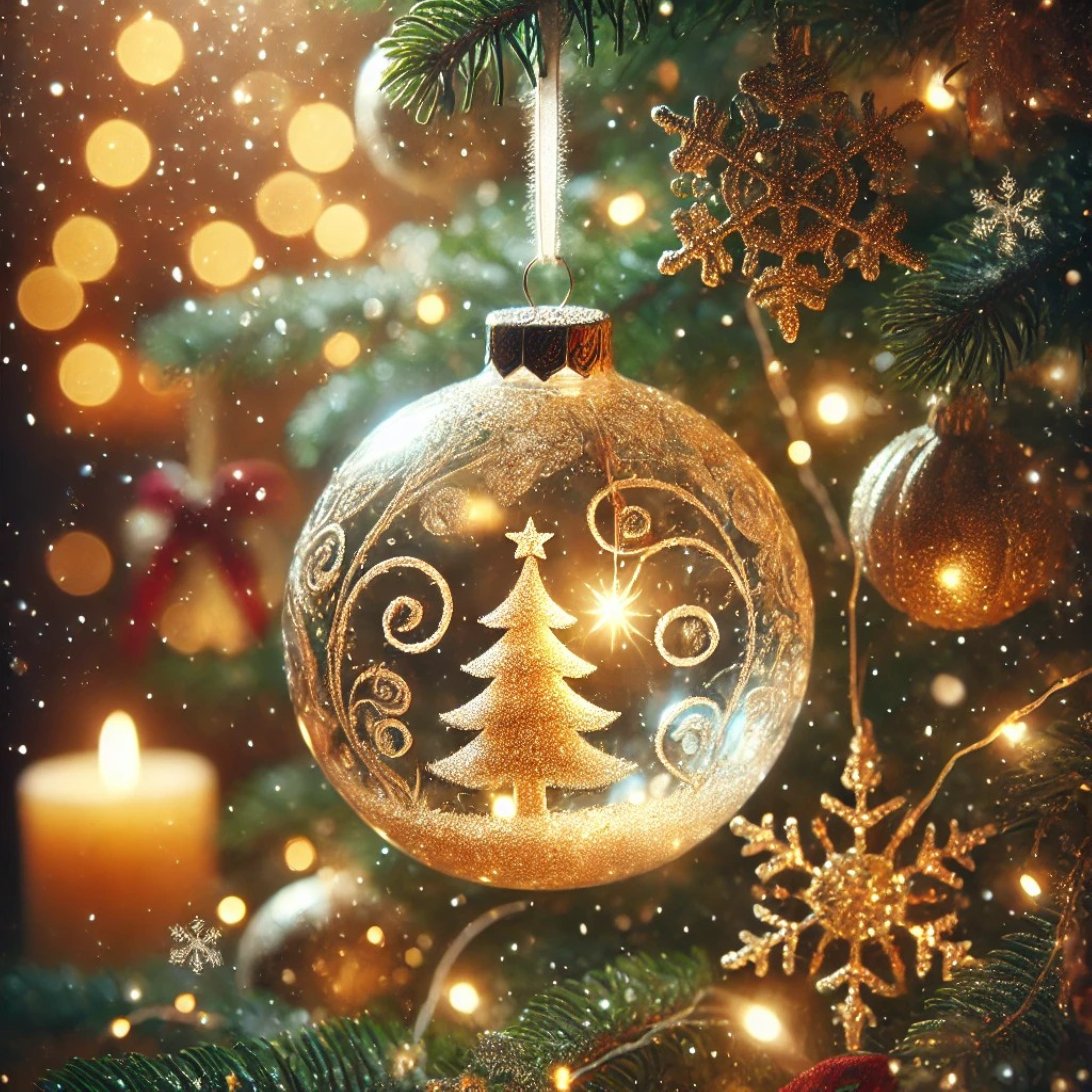 Magical Christmas Ornament artwork