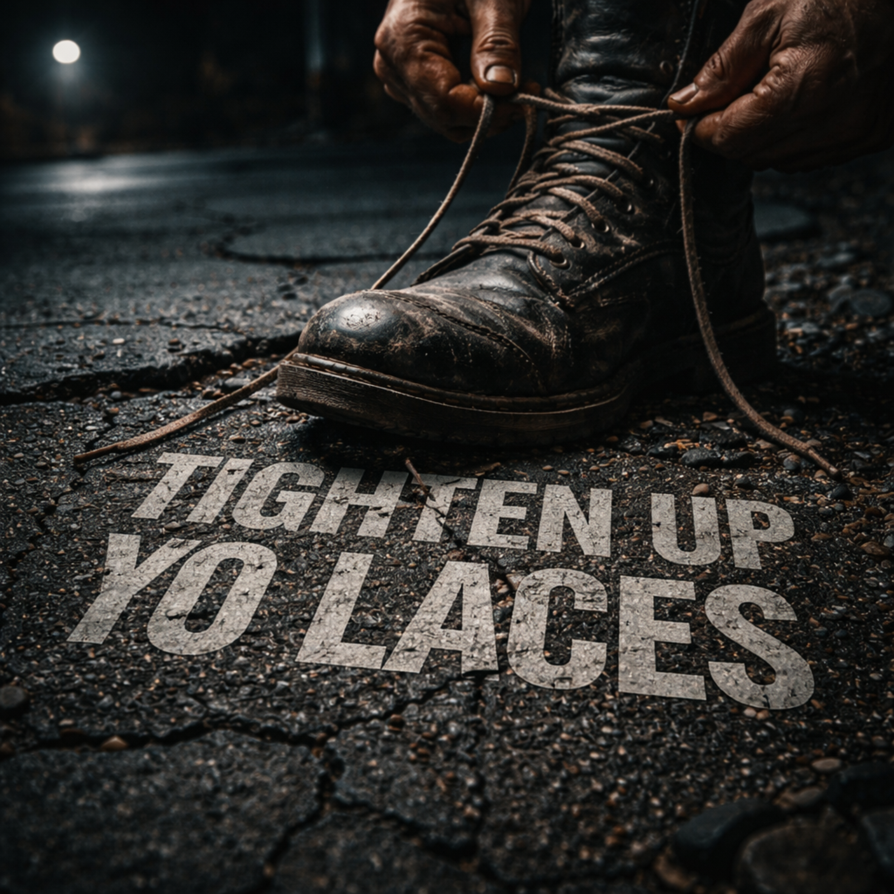 Tighten Up Yo Laces artwork