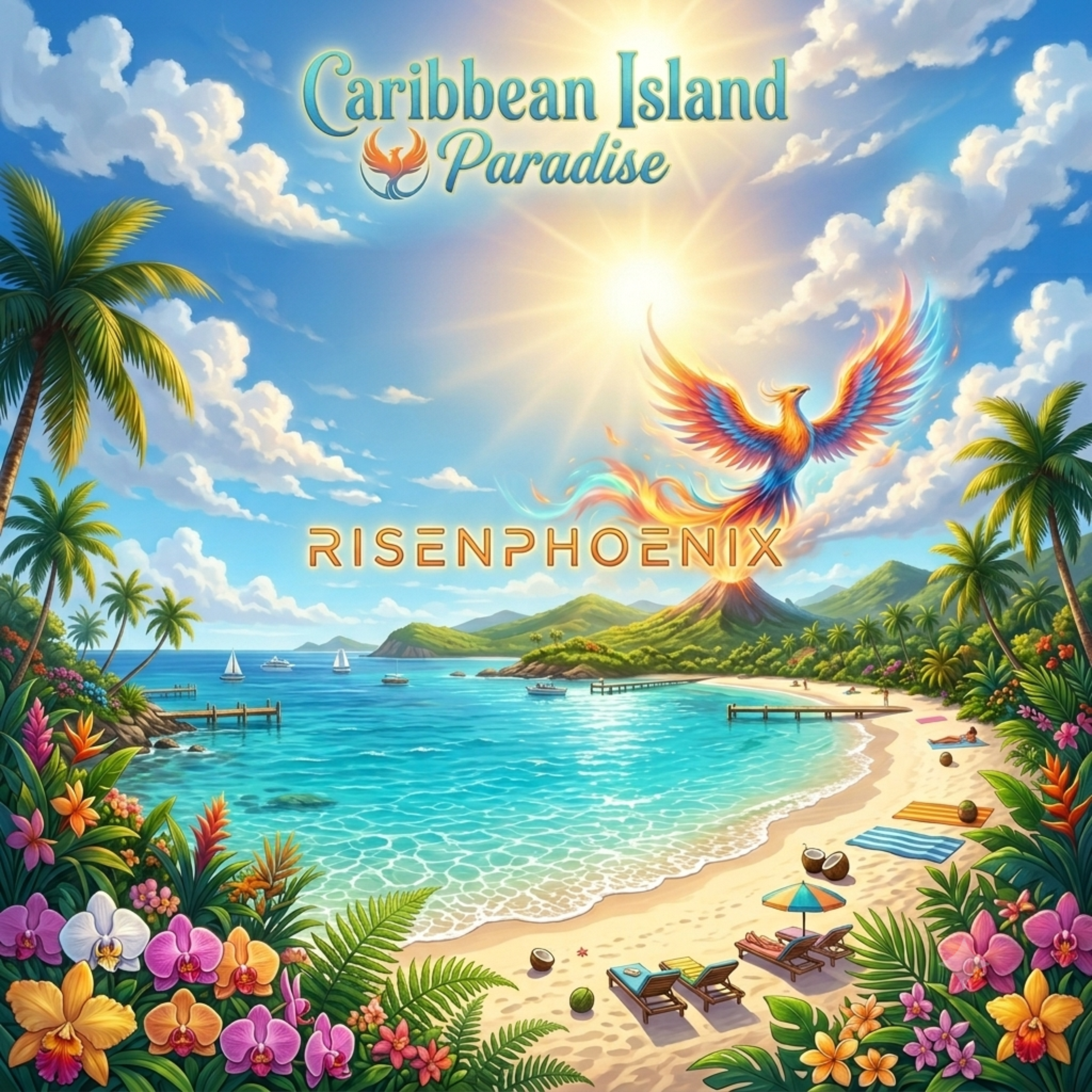 Caribbean Island Paradise by RisenPhoeniX cover art