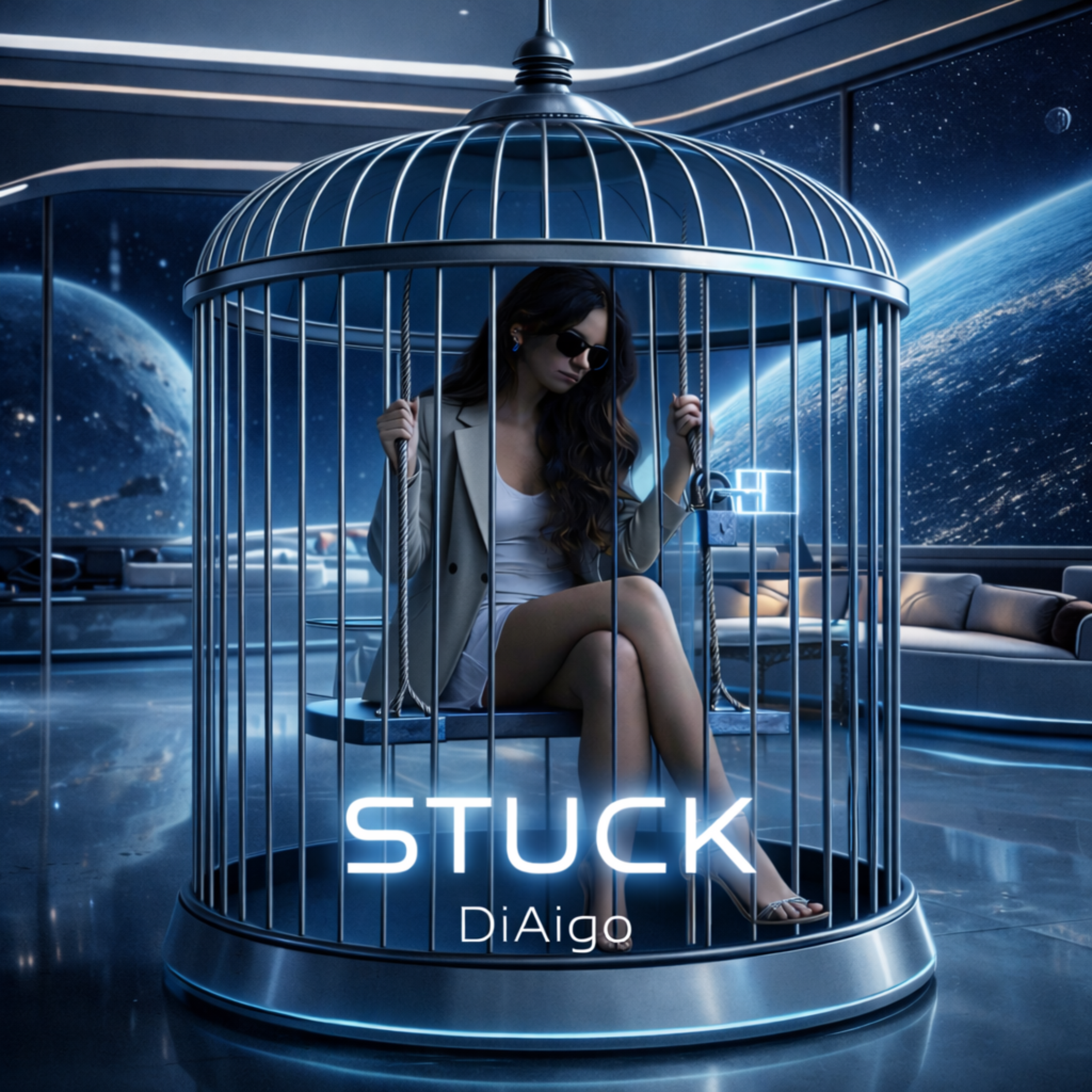 Stuck artwork